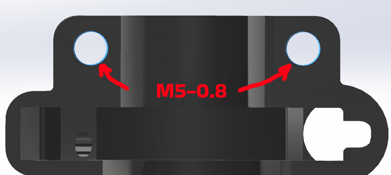 mounting hole size requirements