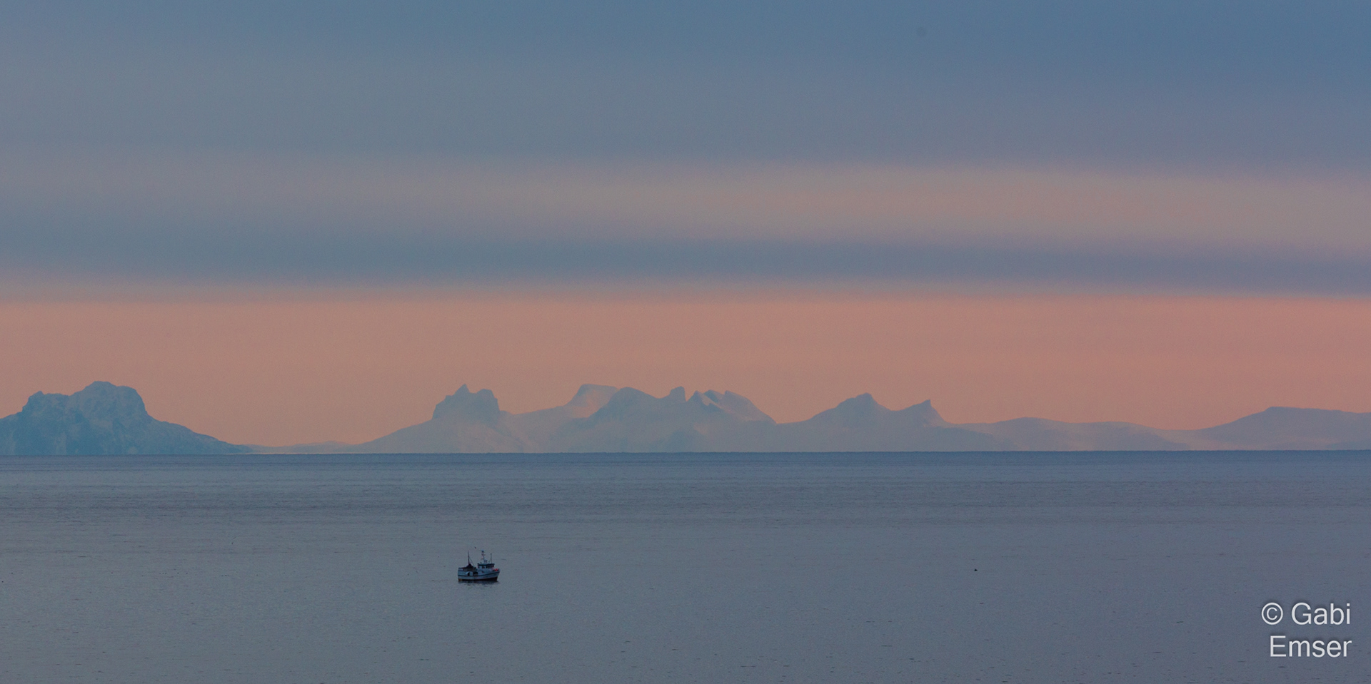 Fischerboot auf dem Vestfjord (N)