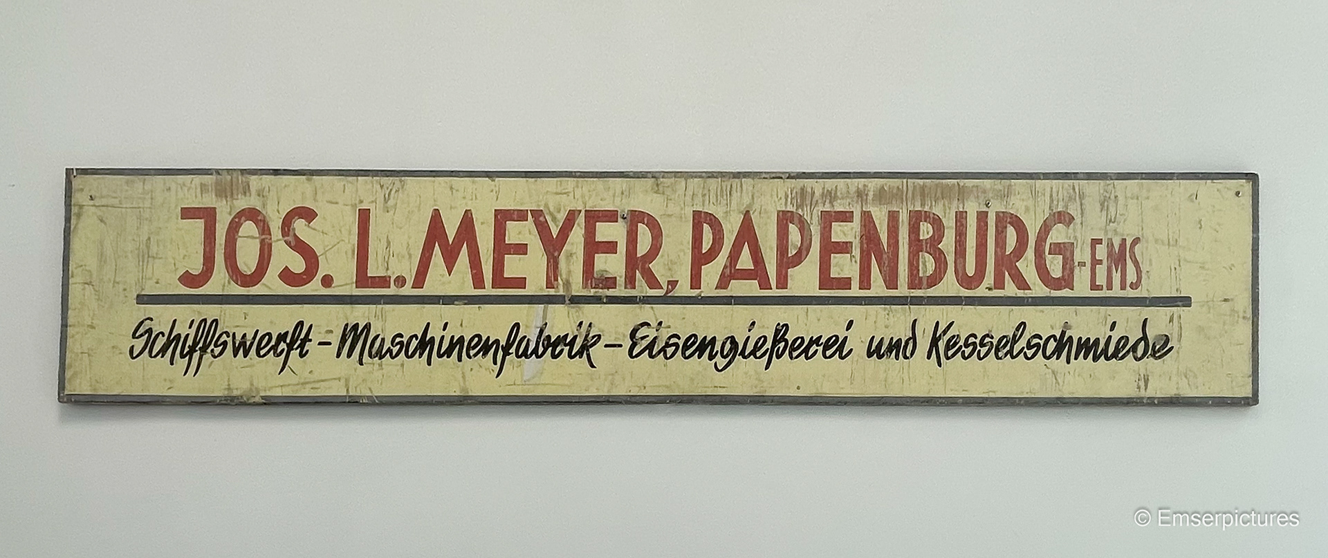im Besucherzentrum der Meyer Werft