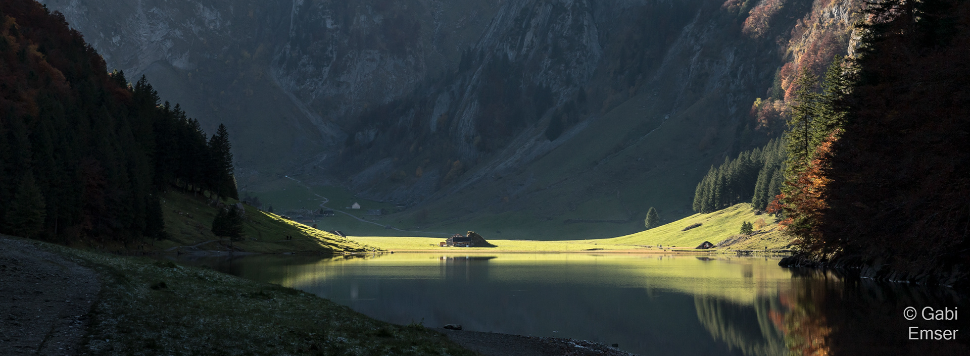 "Sonneninsel" am Seealpsee (Appenzell, CH)