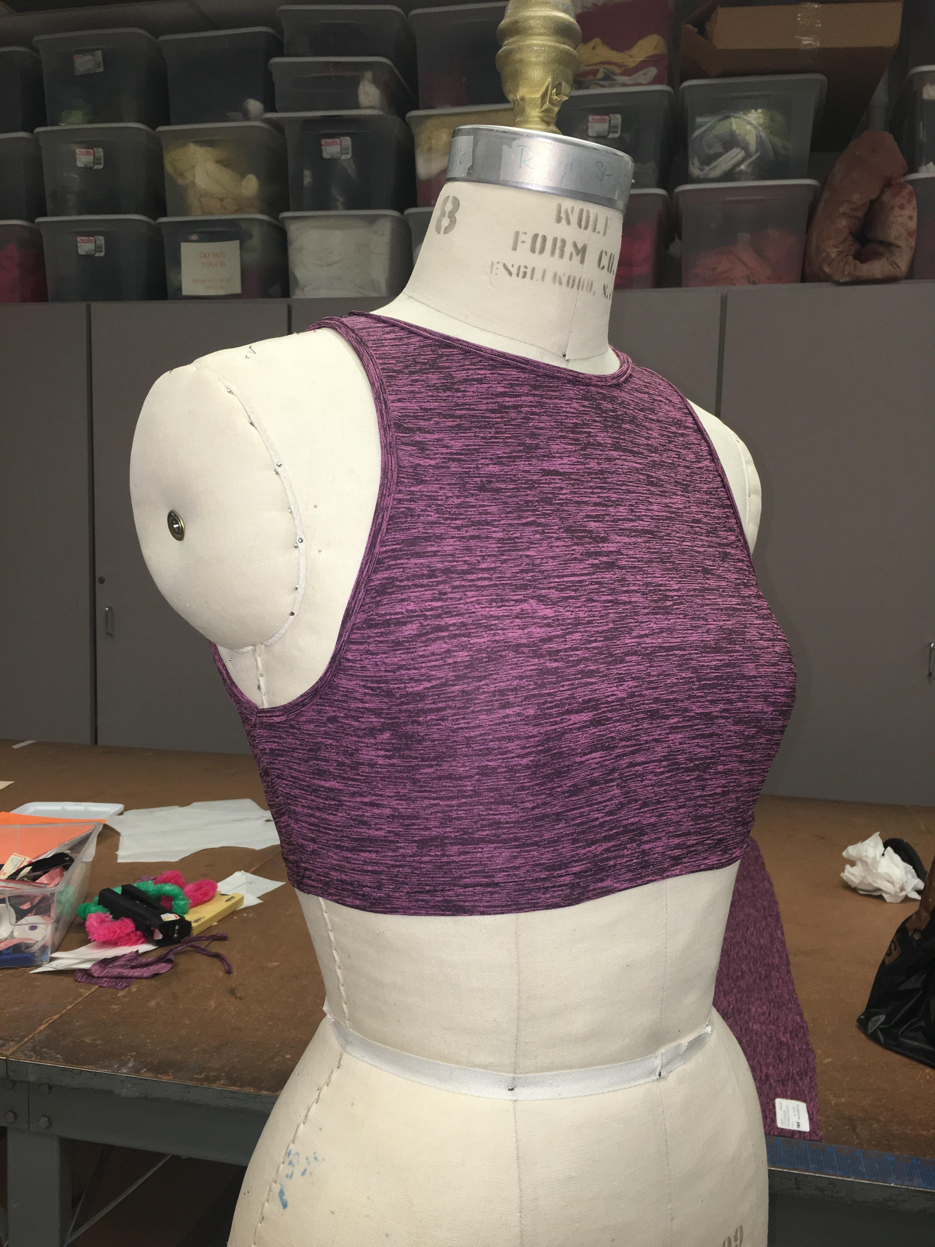 Anti-Microbial Sports Bra created for FT2403 Fall 2016.