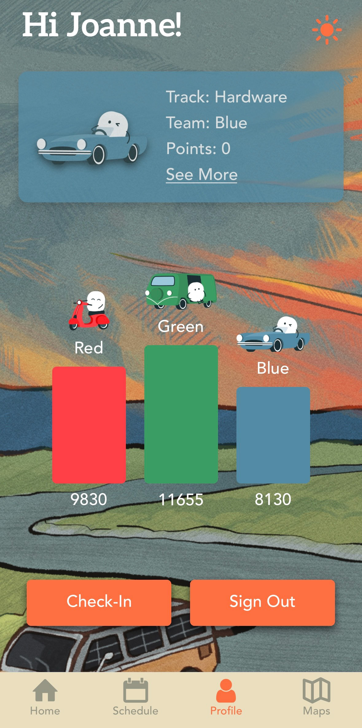 Profile Page (Light Mode)