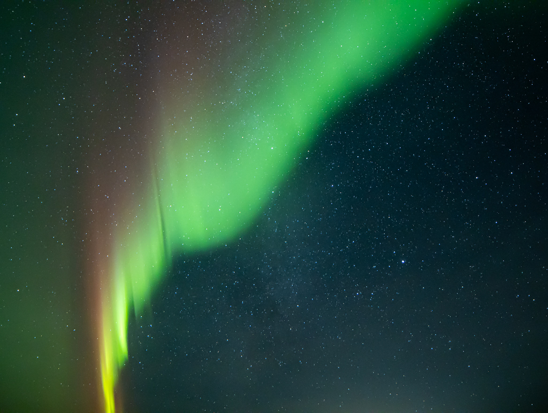 Aurora near Hvolsvöllur