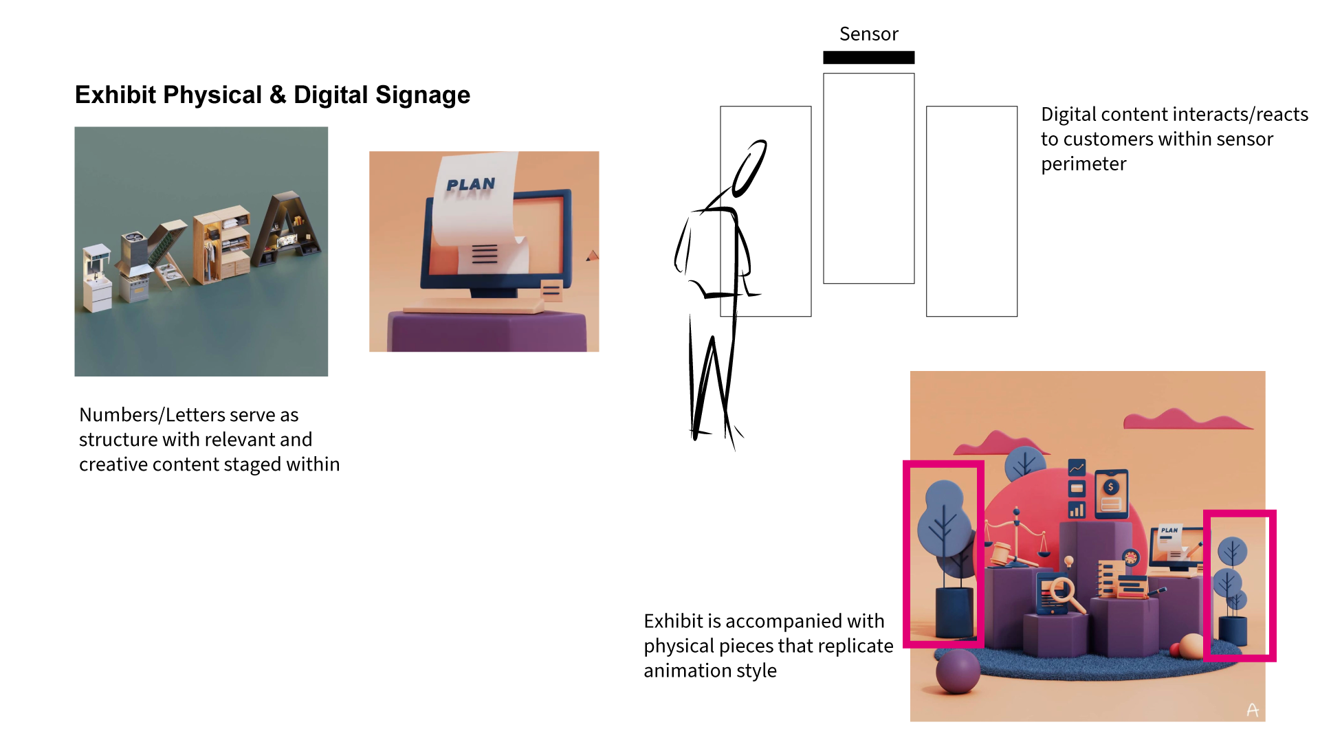 In-store activation props