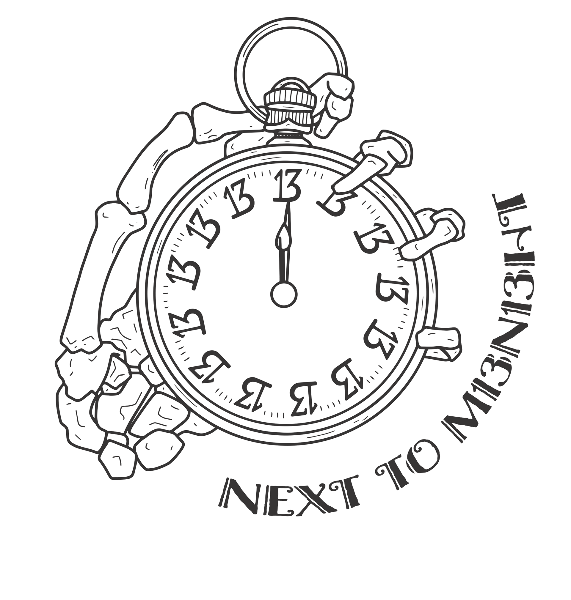 N2M Alternate Illustrated Merchandise Design