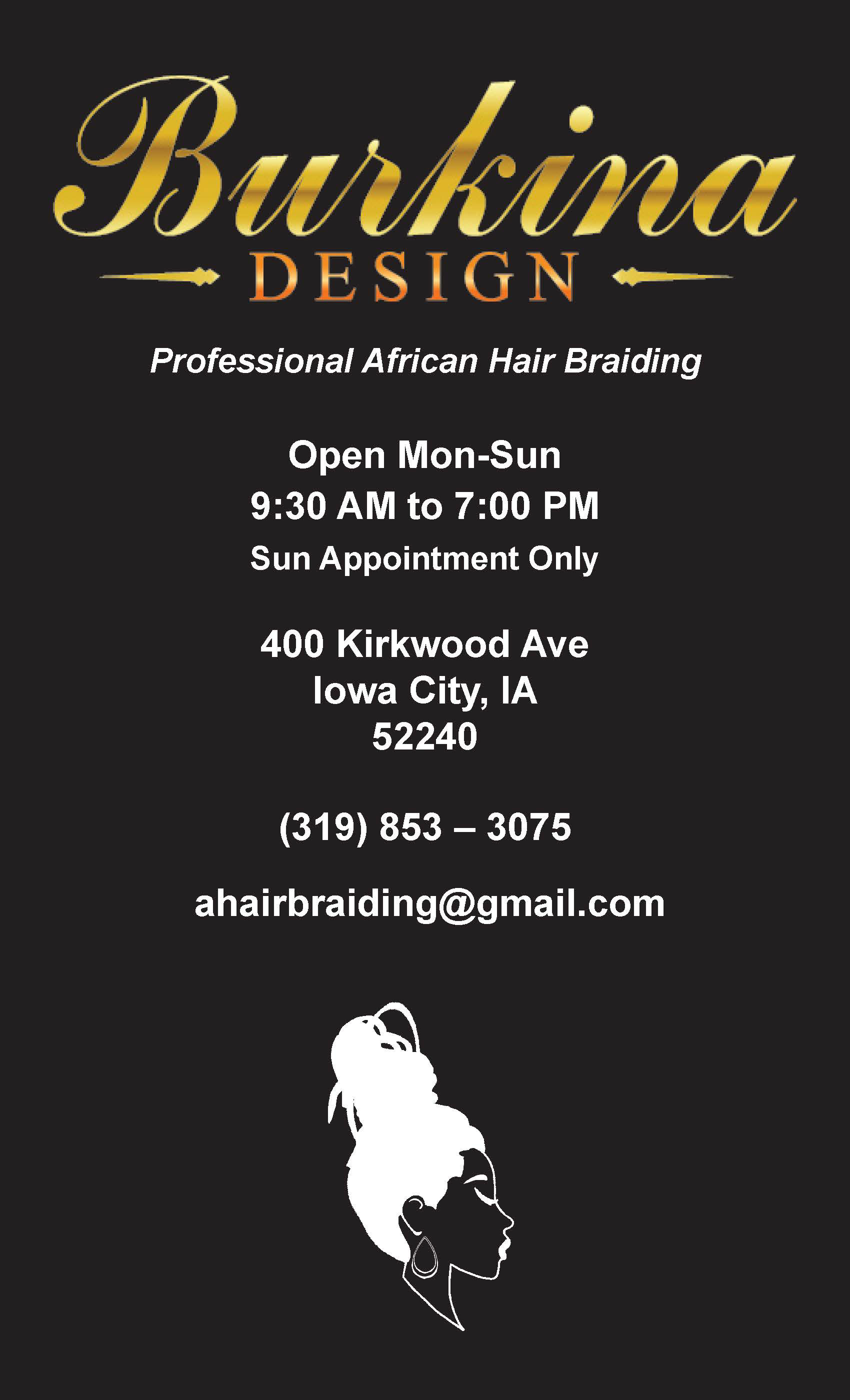 Burkina Design Custom Size Flyer Handout