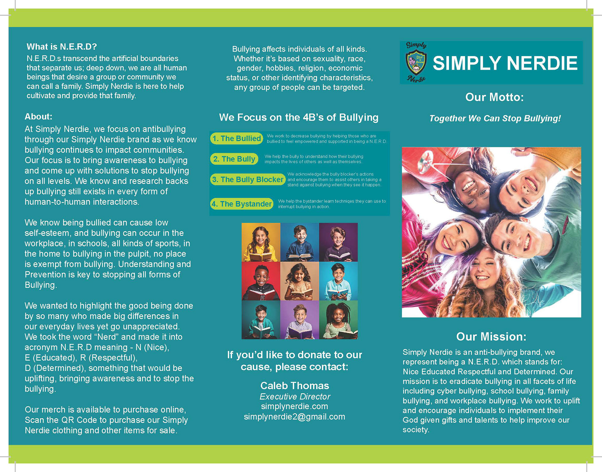 Simplie Nerdie Trifold Brochure (Collaborative)