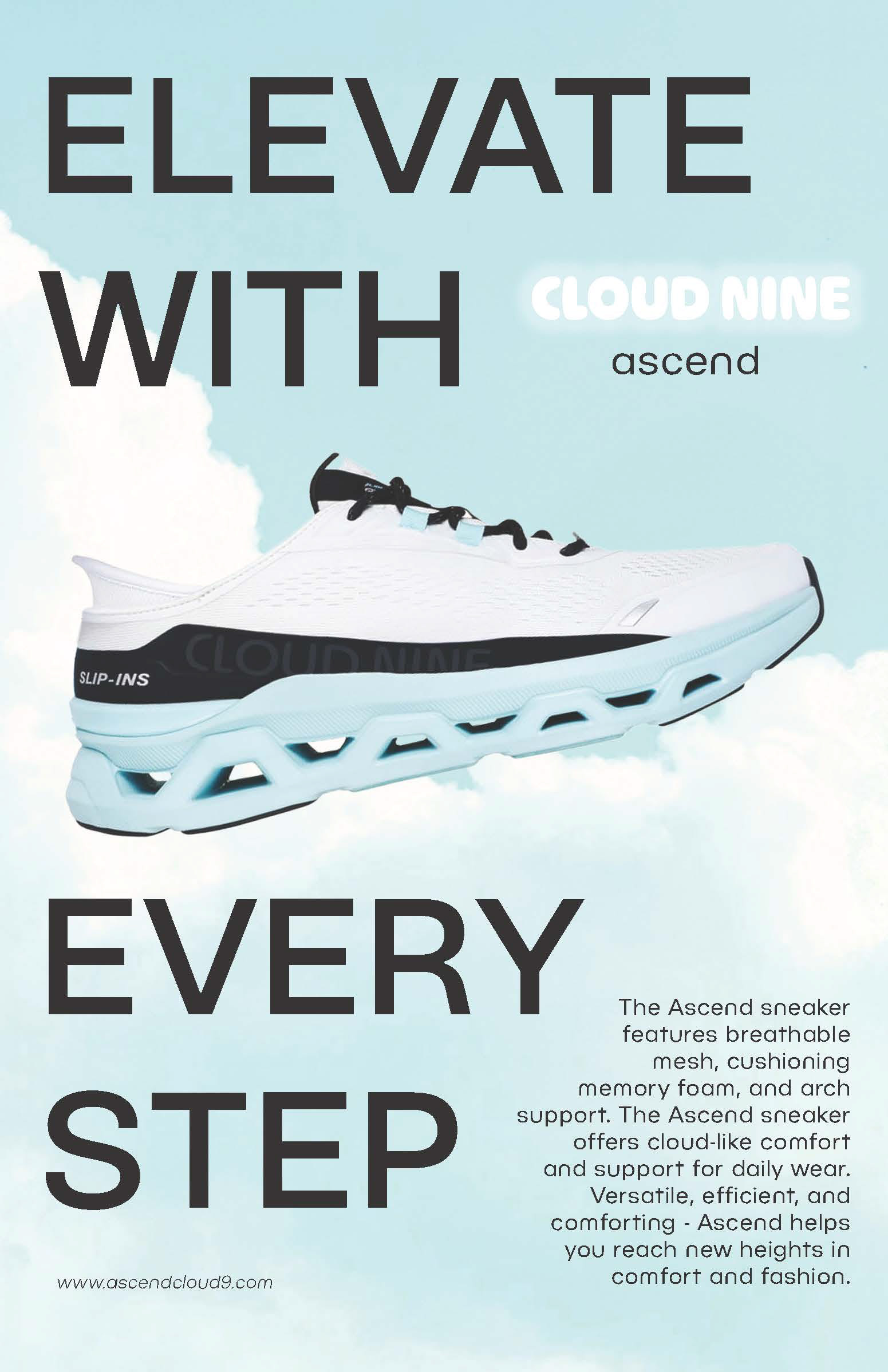 Elevate Cloud Nine Magazine Advertisement