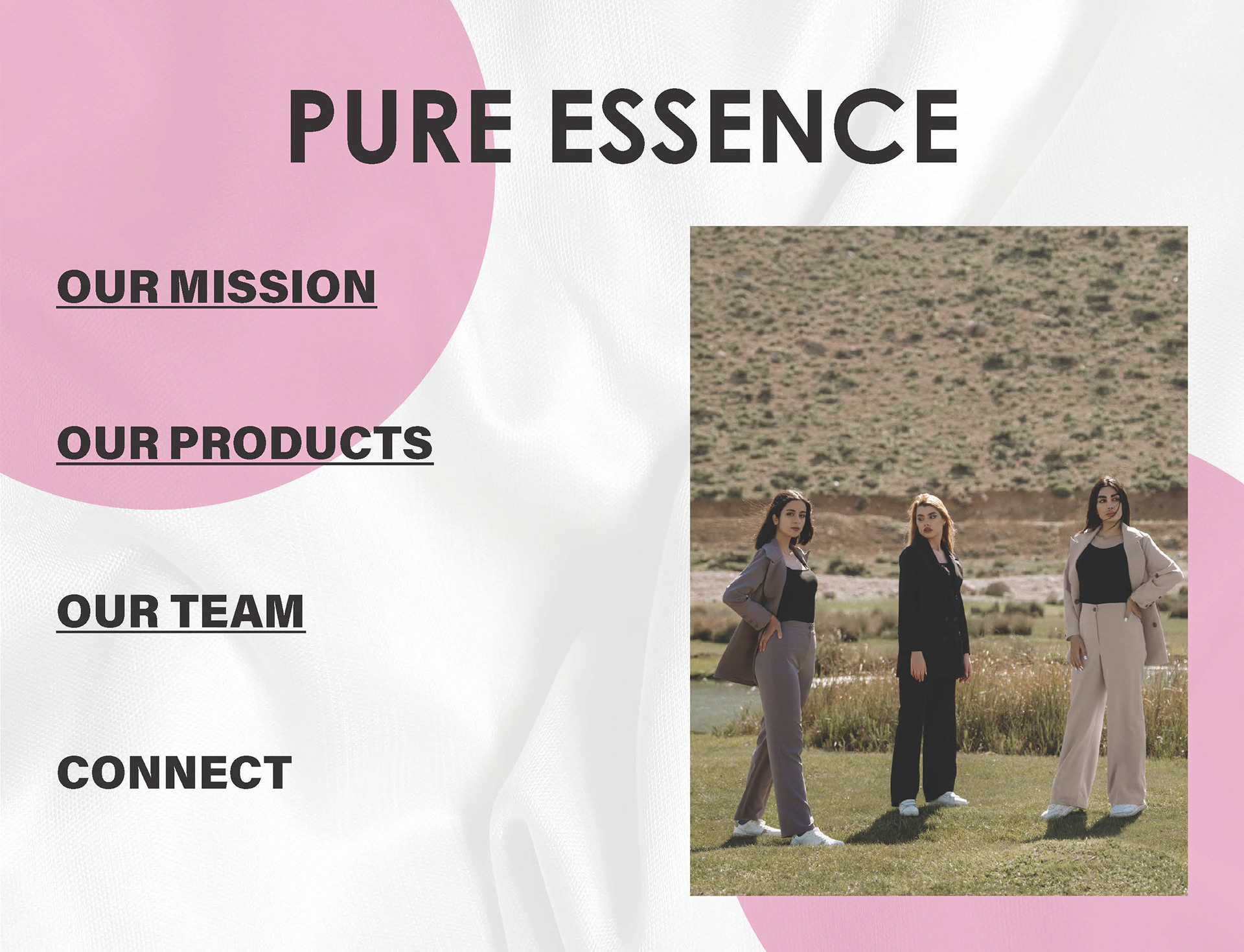 Pure Essence Presentation Design Interactive Overview