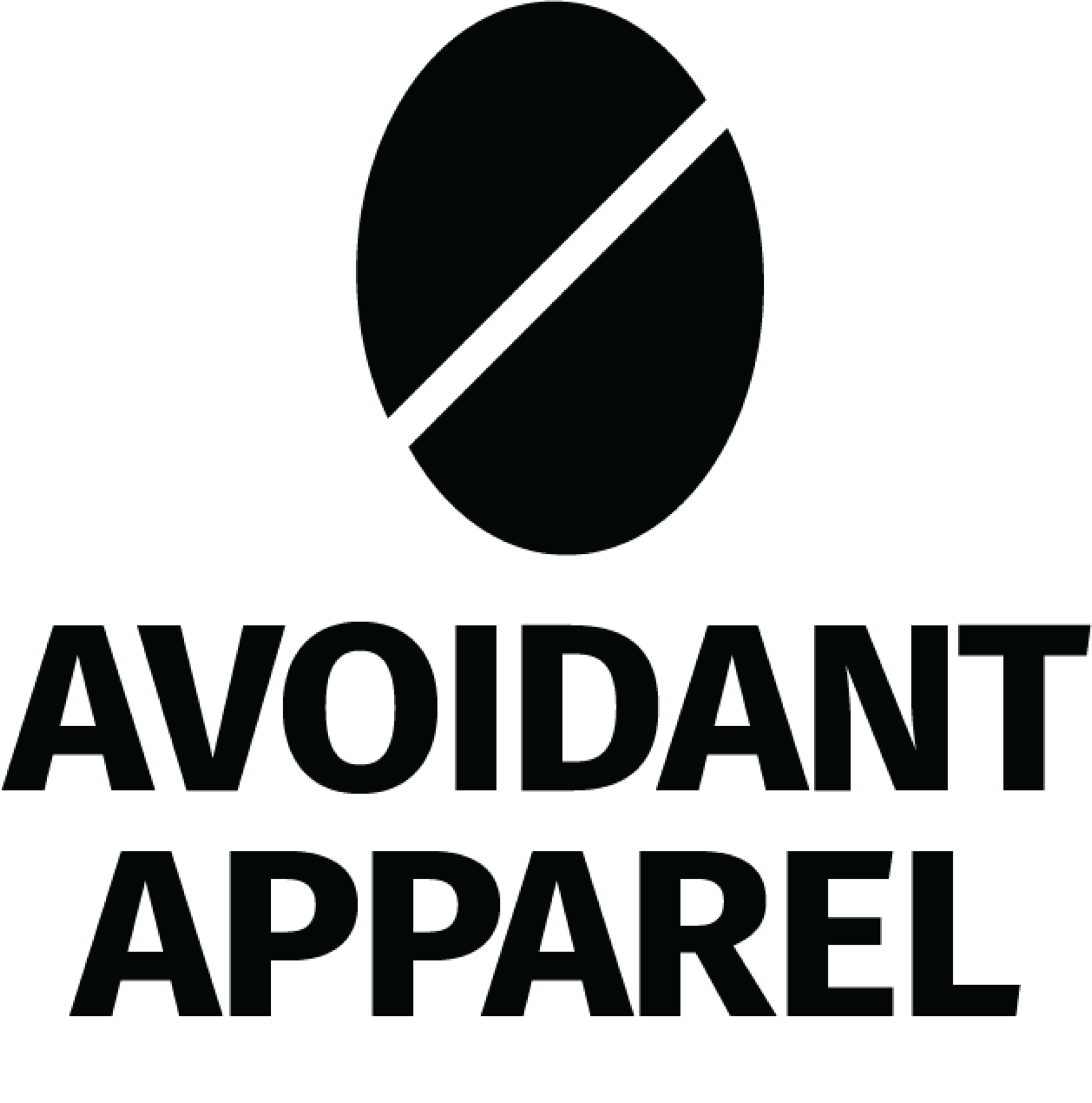 Avoidant Apparel Primary Logo Design