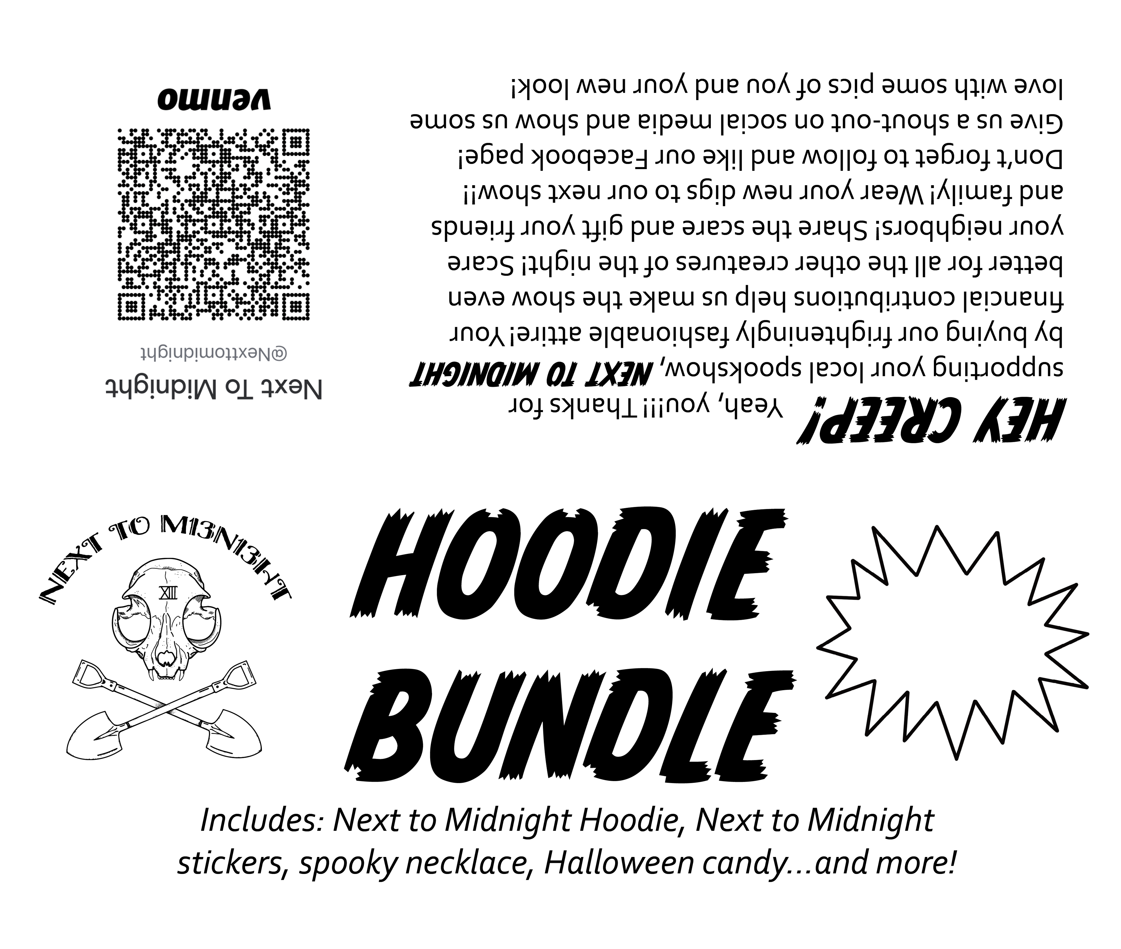 N2M Hoodie Bundle Label Design