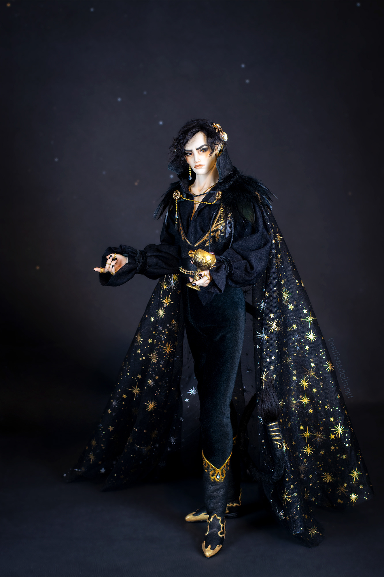 Cardan Greenbriar is an OFFICIAL Art doll, Based on The Folk of the Air series by Holly Black Design ©Holly Black