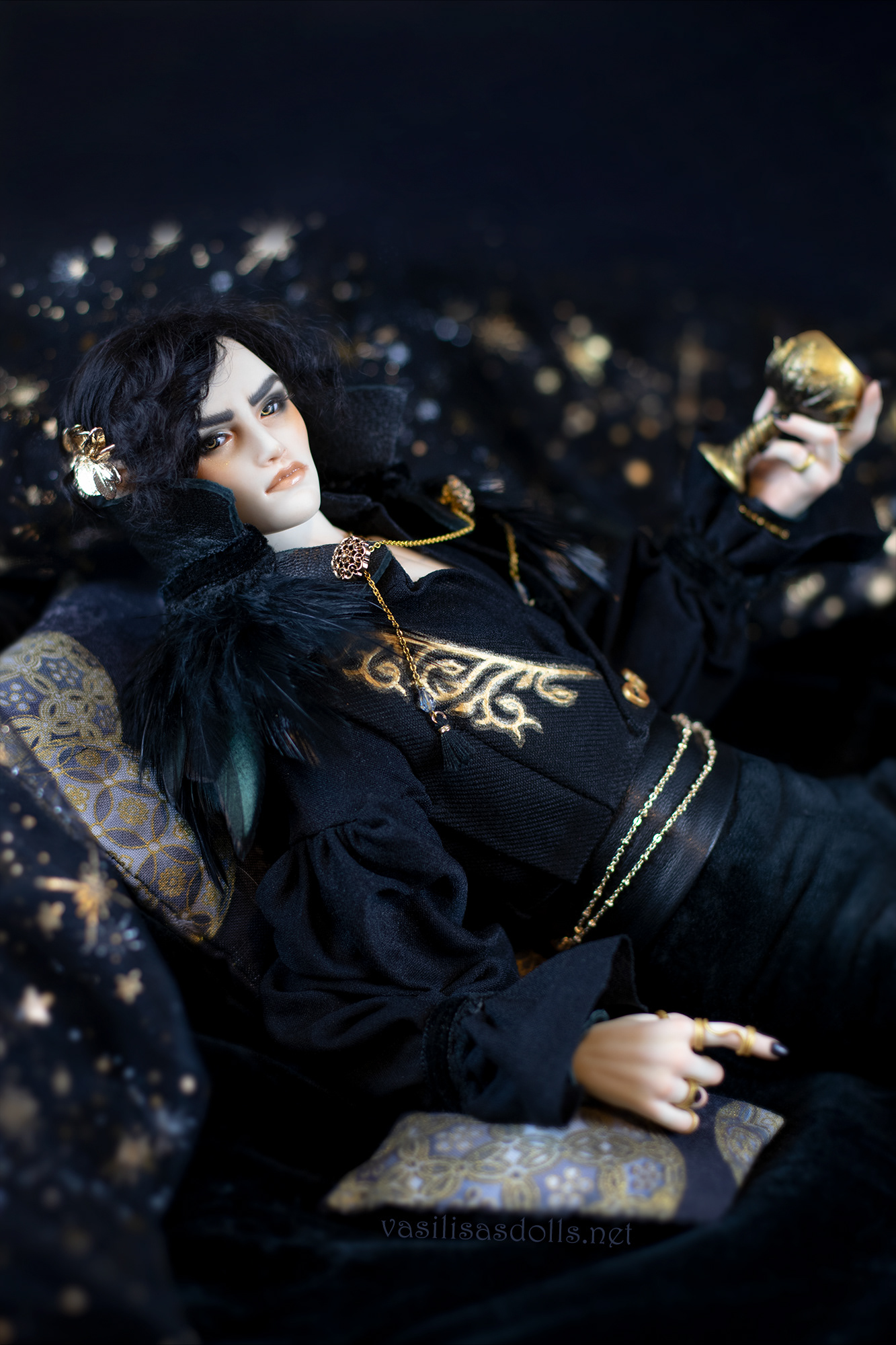 Cardan Greenbriar is an OFFICIAL Art doll, Based on The Folk of the Air series by Holly Black Design ©Holly Black