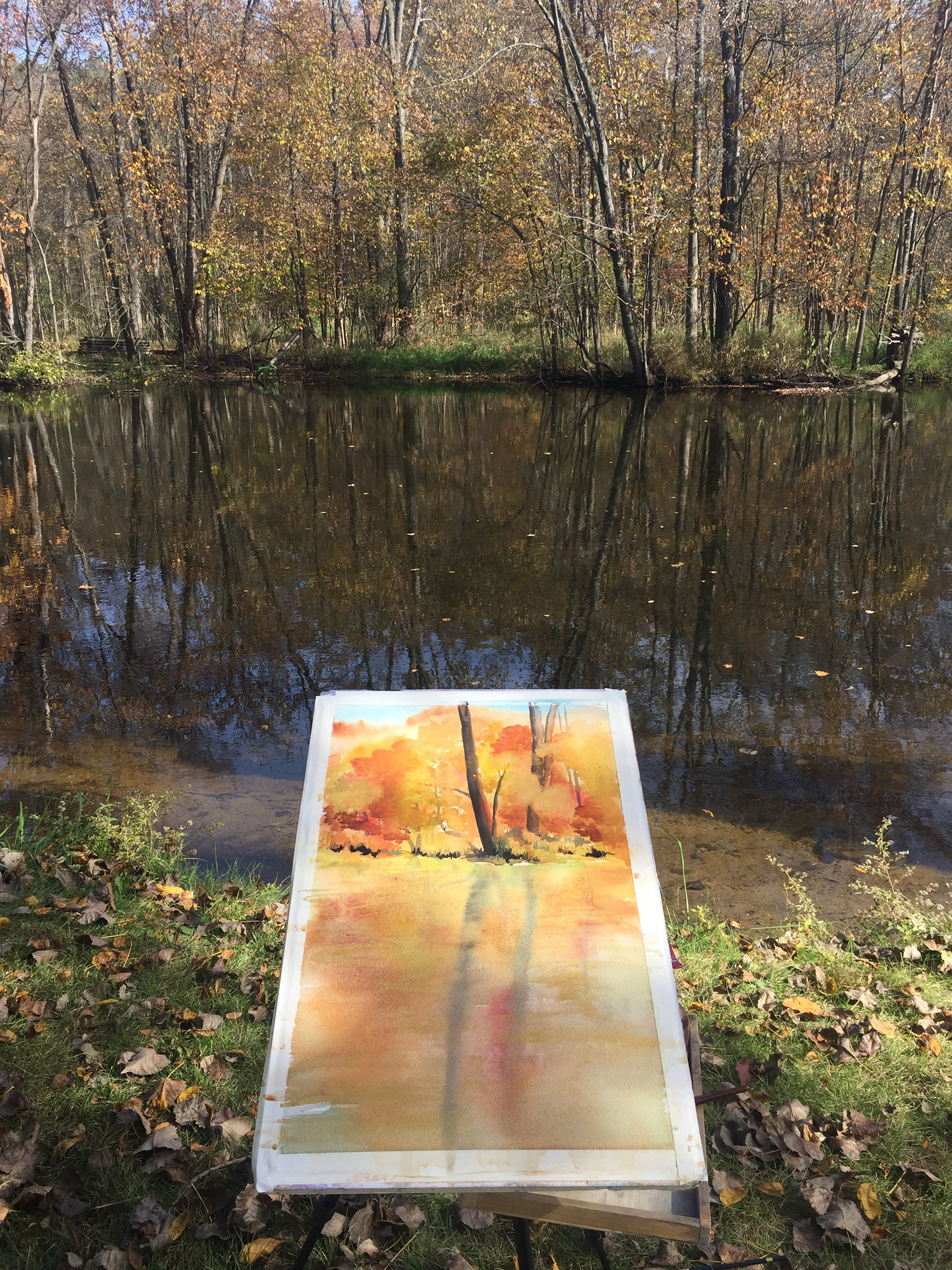Huron River, Whitmore Lake, Michigan