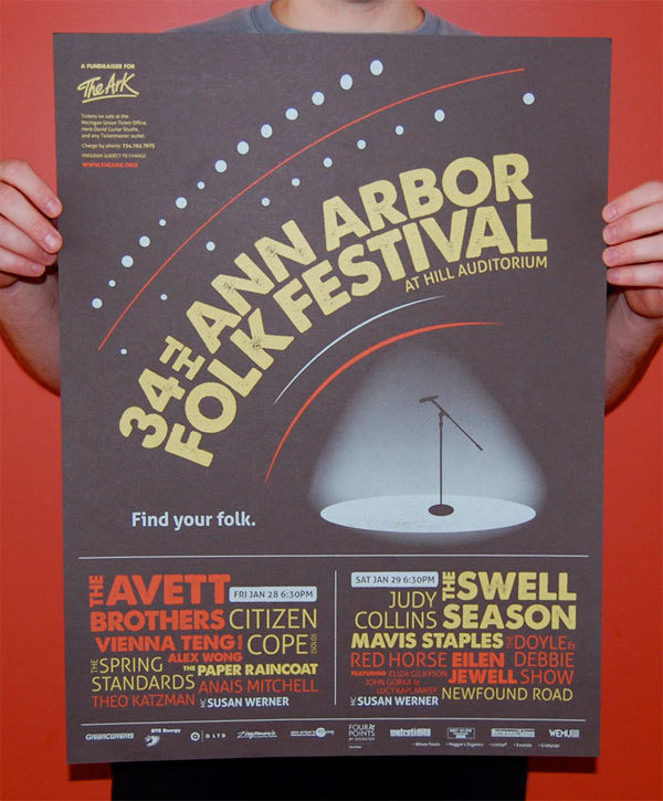 Folk Festival poster design