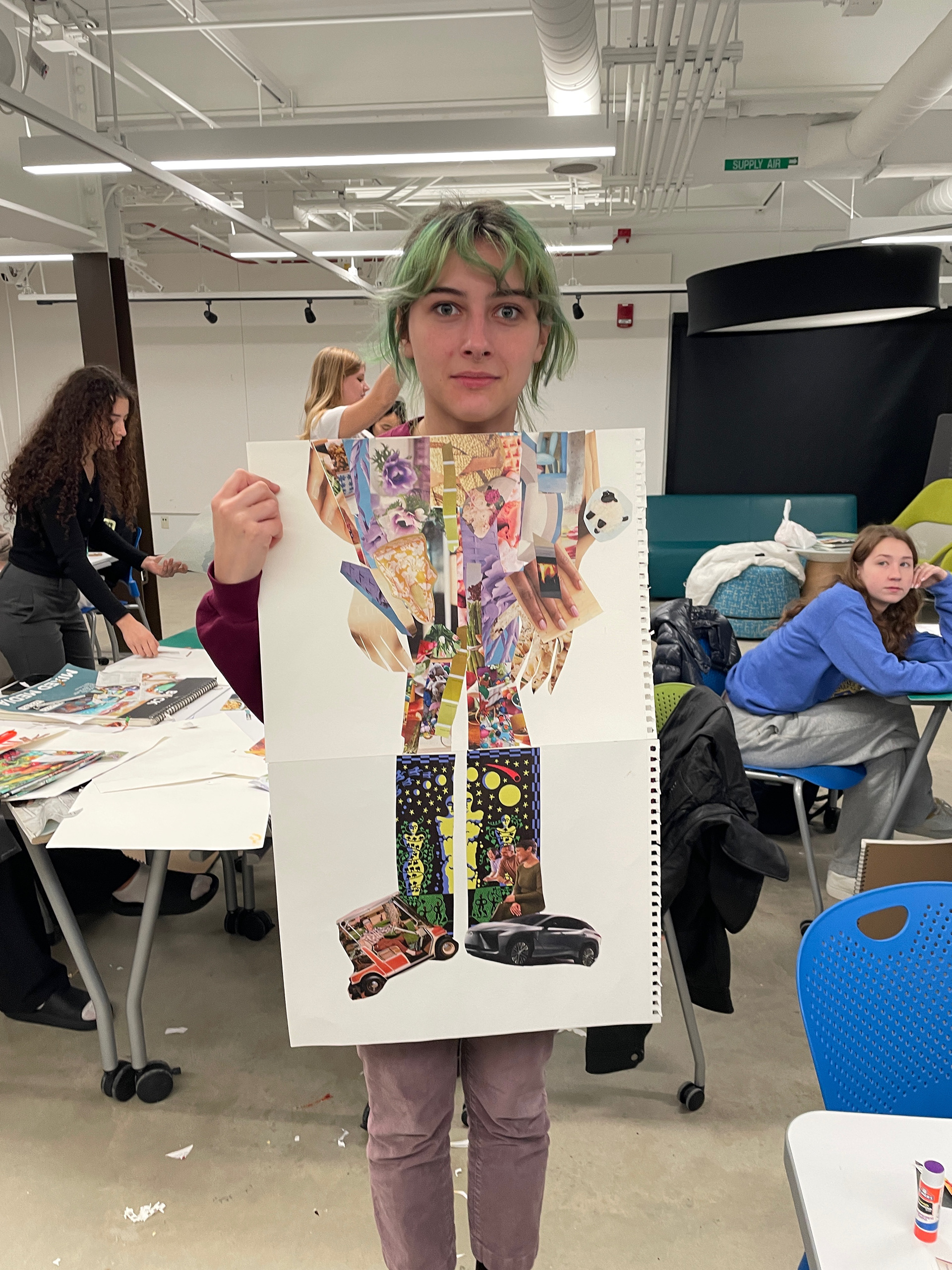 Exquisite Corpse Collage: Studio 2D