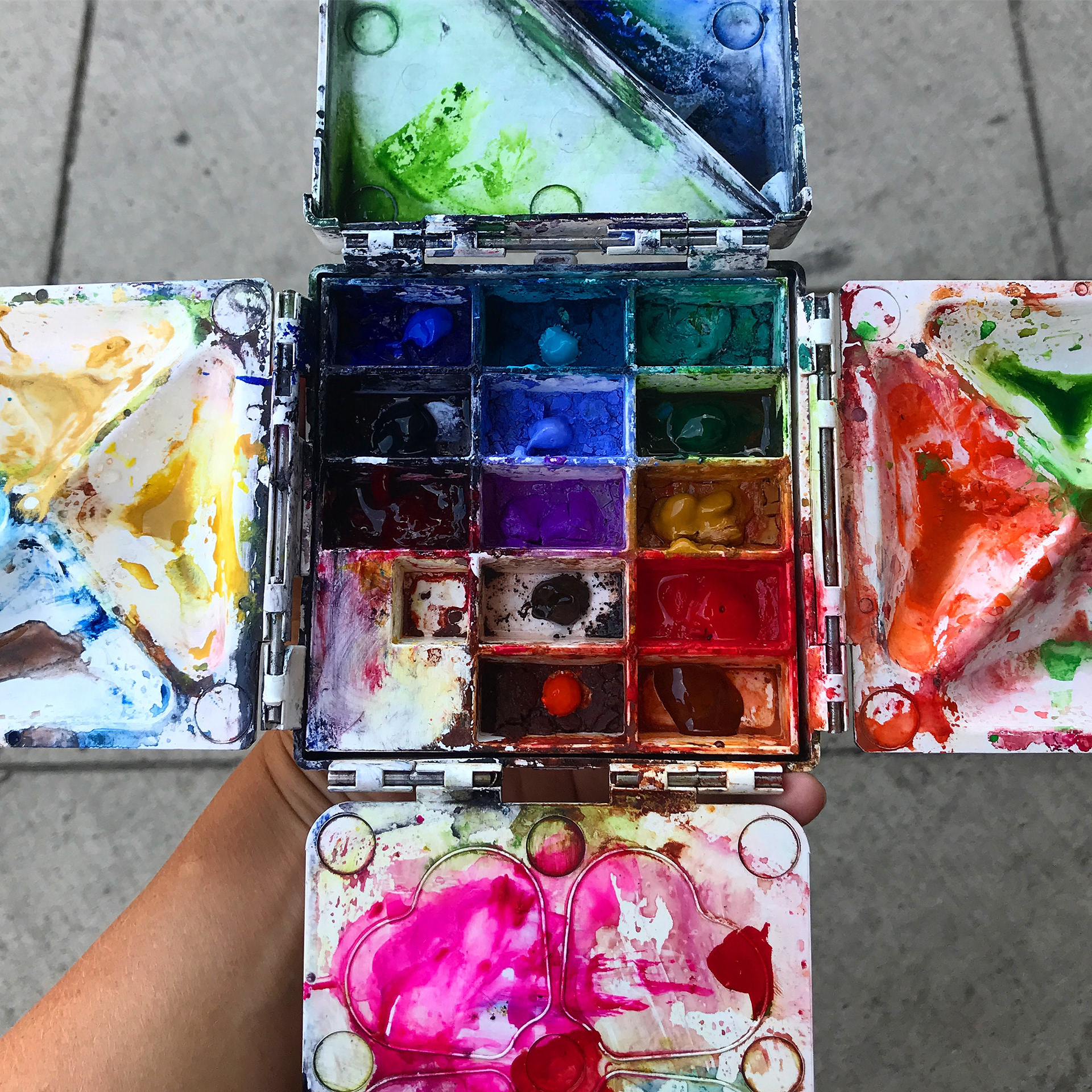 Clover paint palette