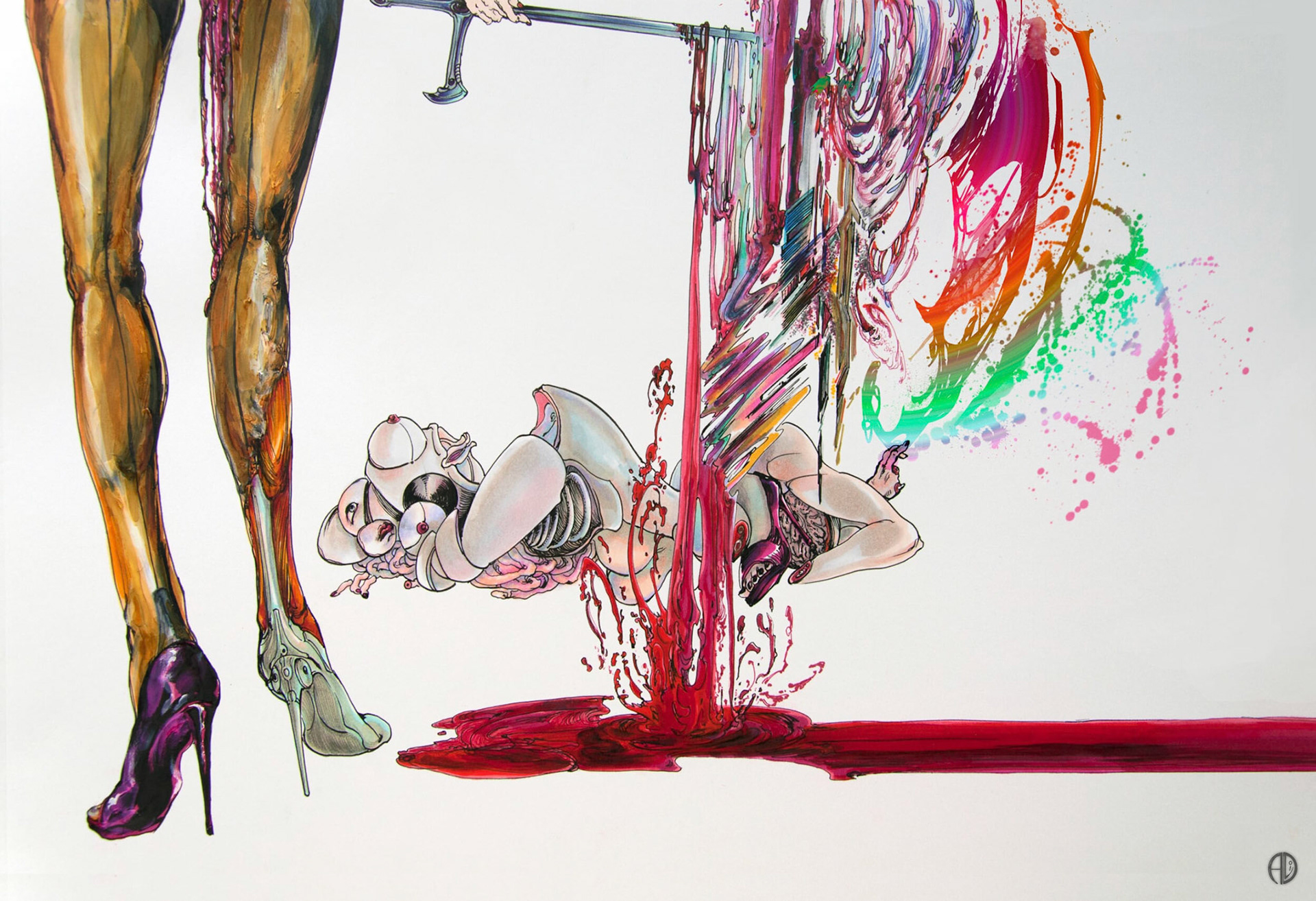 Self-determination (2015). 43,2 x 27,9 cm. © Dali Wu.