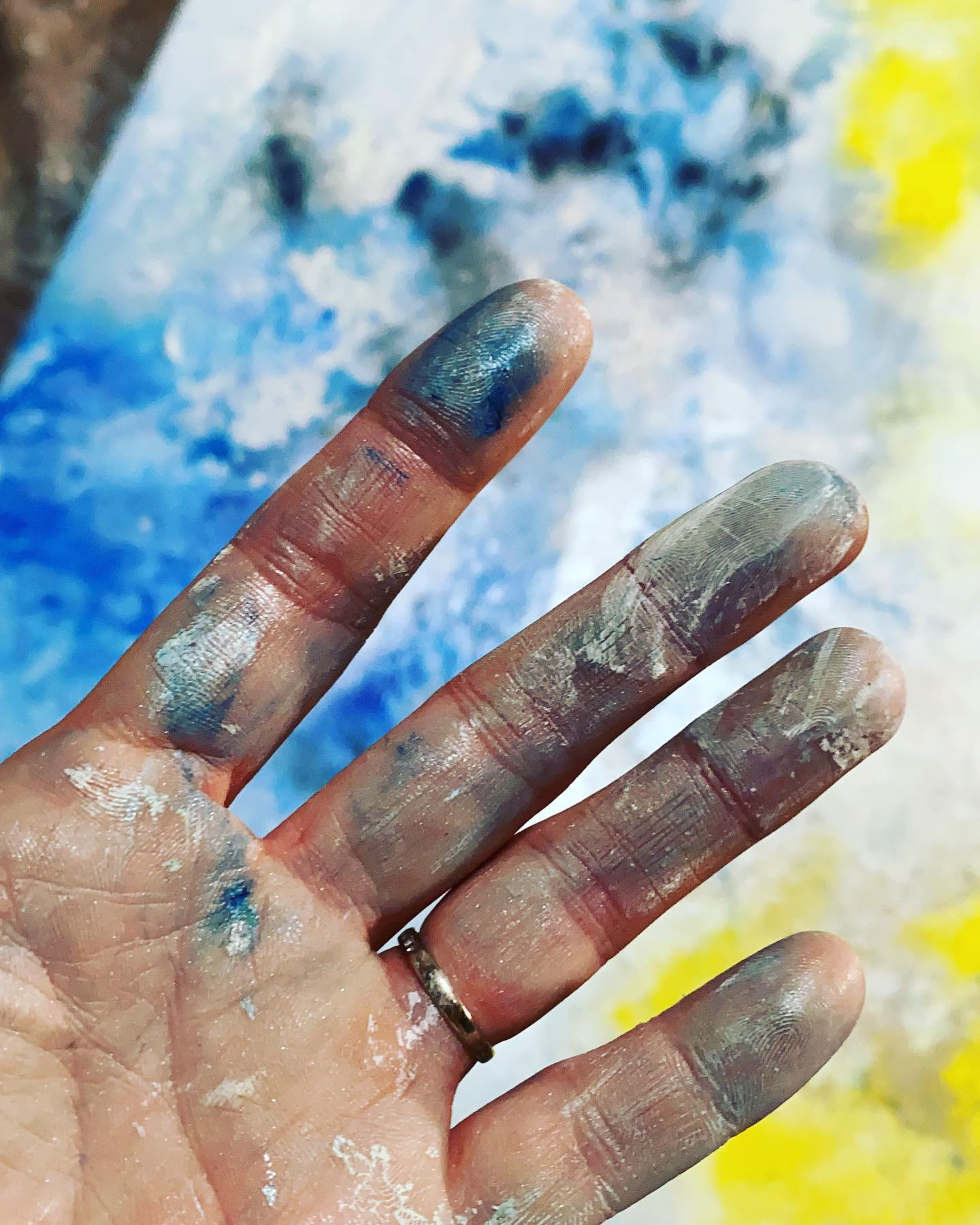 Acrylique et pigments purs