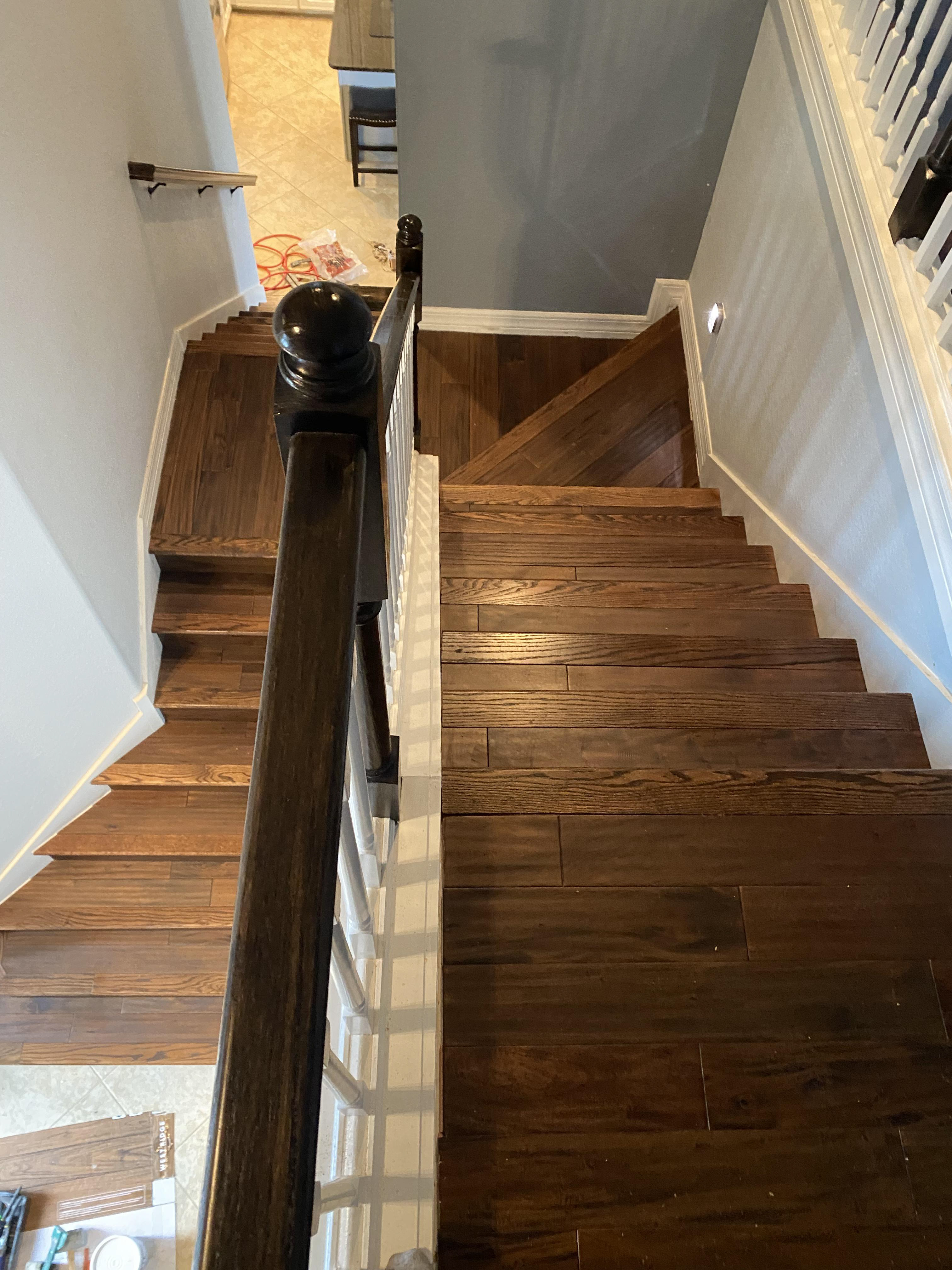 2200 Sqft Nail Down Hardwood Floor & 28 Staircases