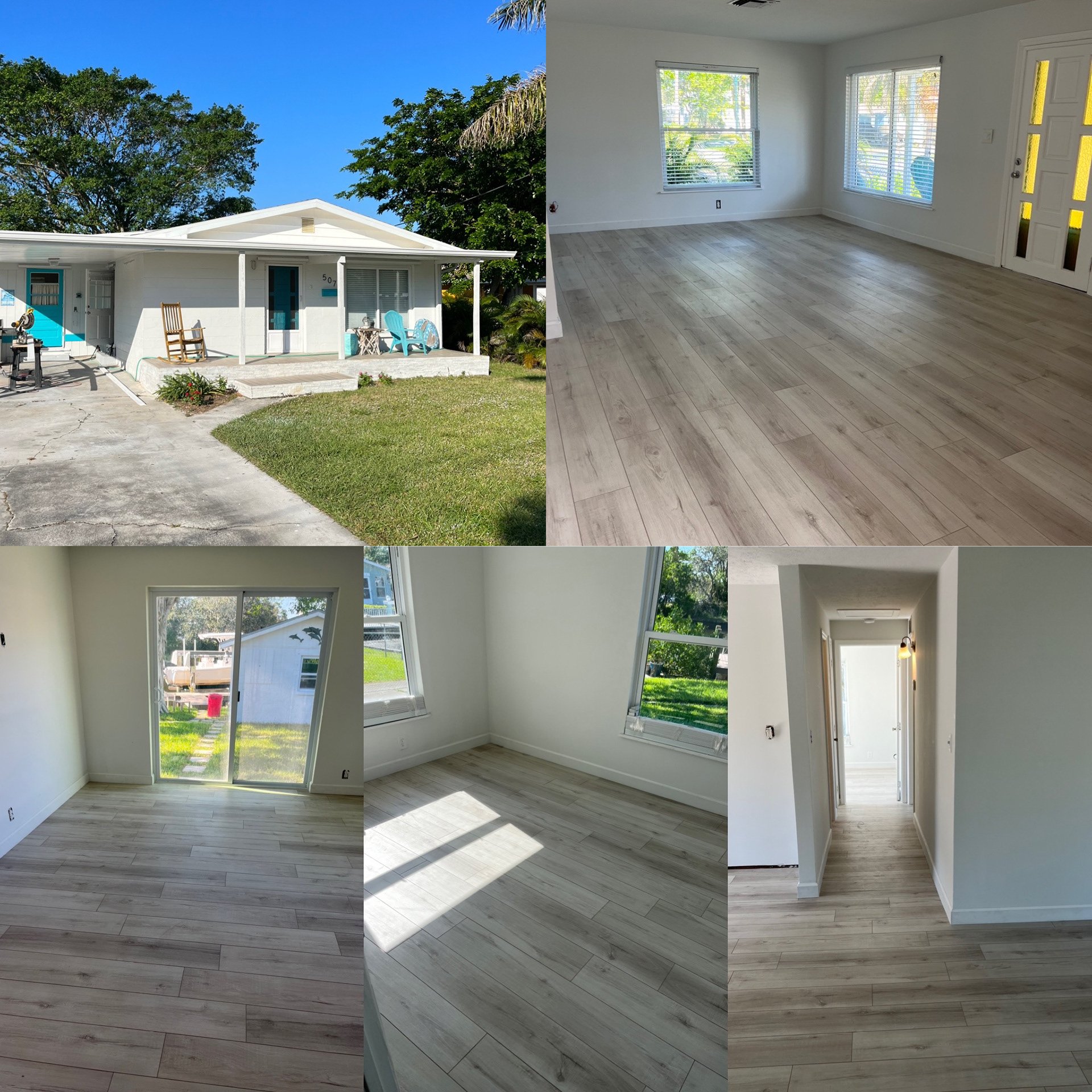 1200 Sqft Vinyl Plank Floor