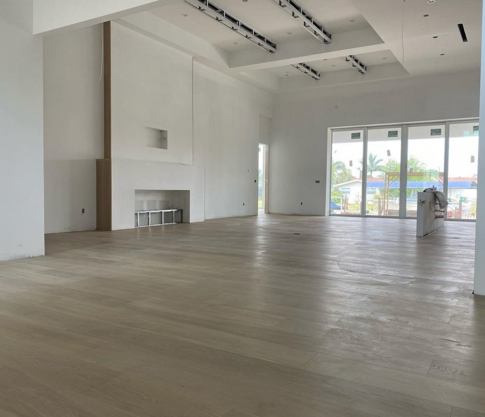 2800 sqft glue down hardwood floor