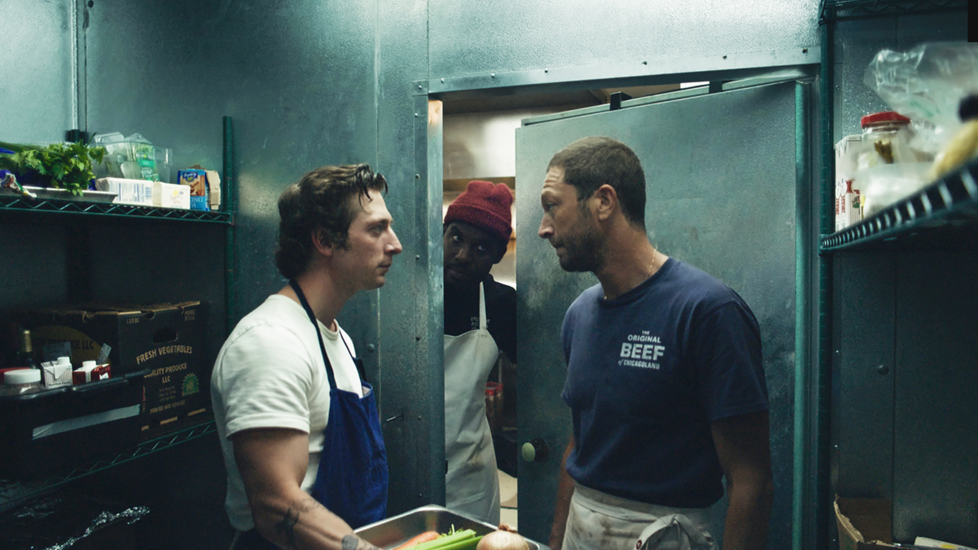 The Bear - "Carmy" Jeremy Allen White, "Marcus" Lionel Boyce,  "Richie" Ebon Moss Bacharach 
