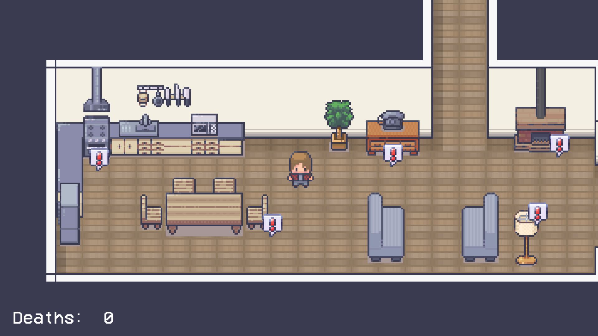 Mansion kitchen and living room