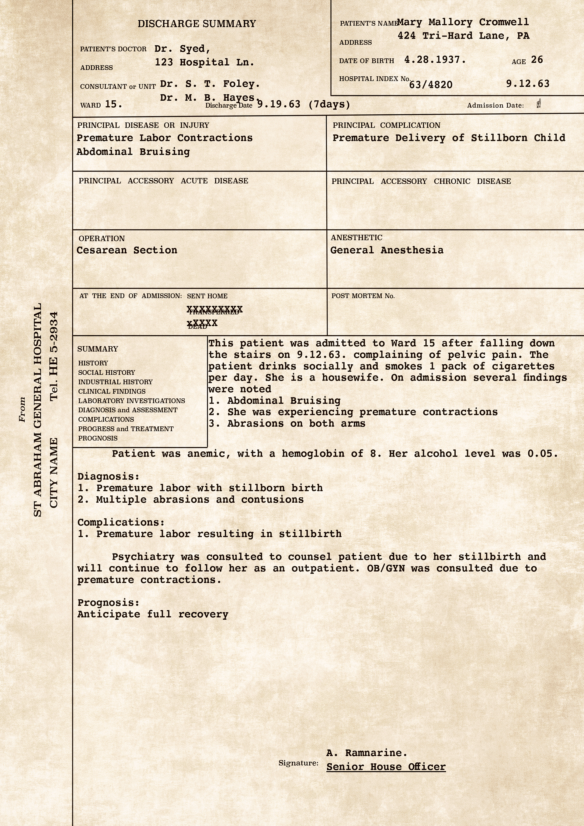 Discharge Summary