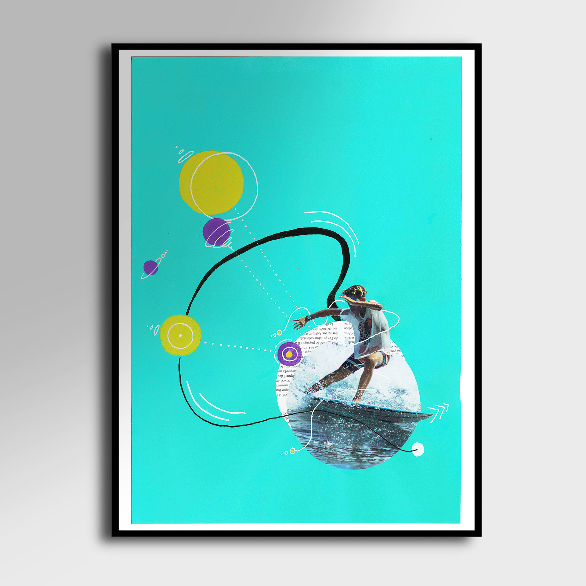 Coral pop 1 - peinture 30cm x40cm (60euro)