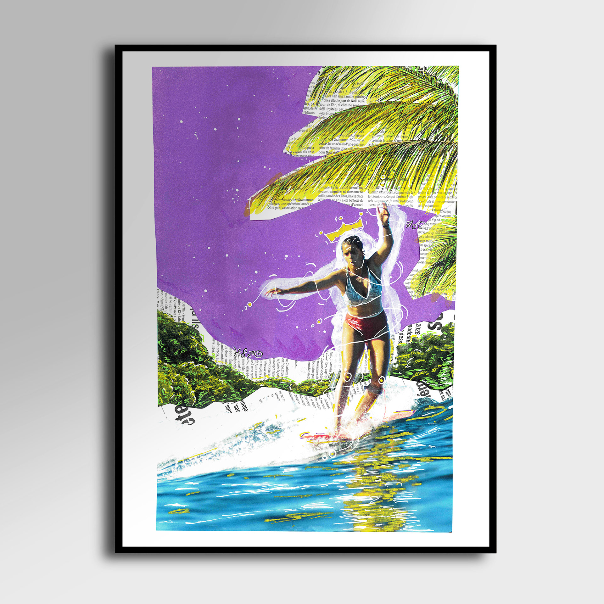 Tantine dosèl 5 peinture 30cm x 40cm (60euro)