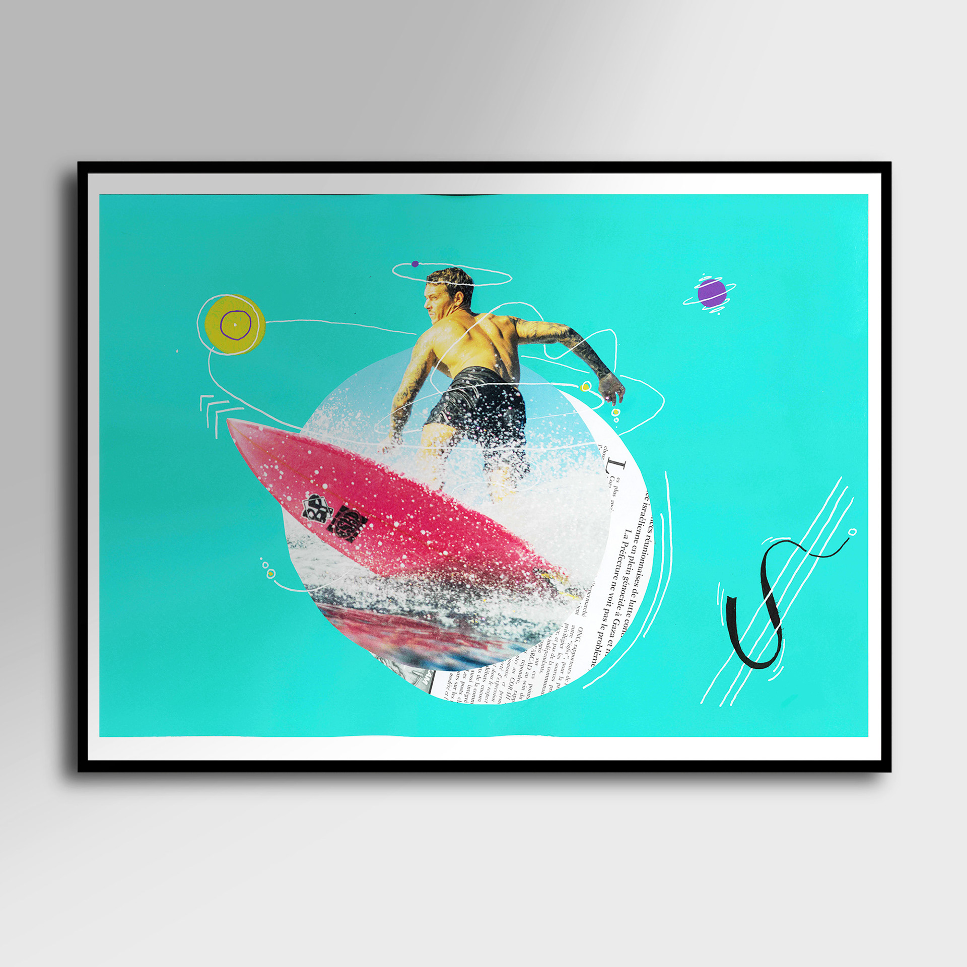 Coral pop 6 - peinture 40cm x30cm (60euro)