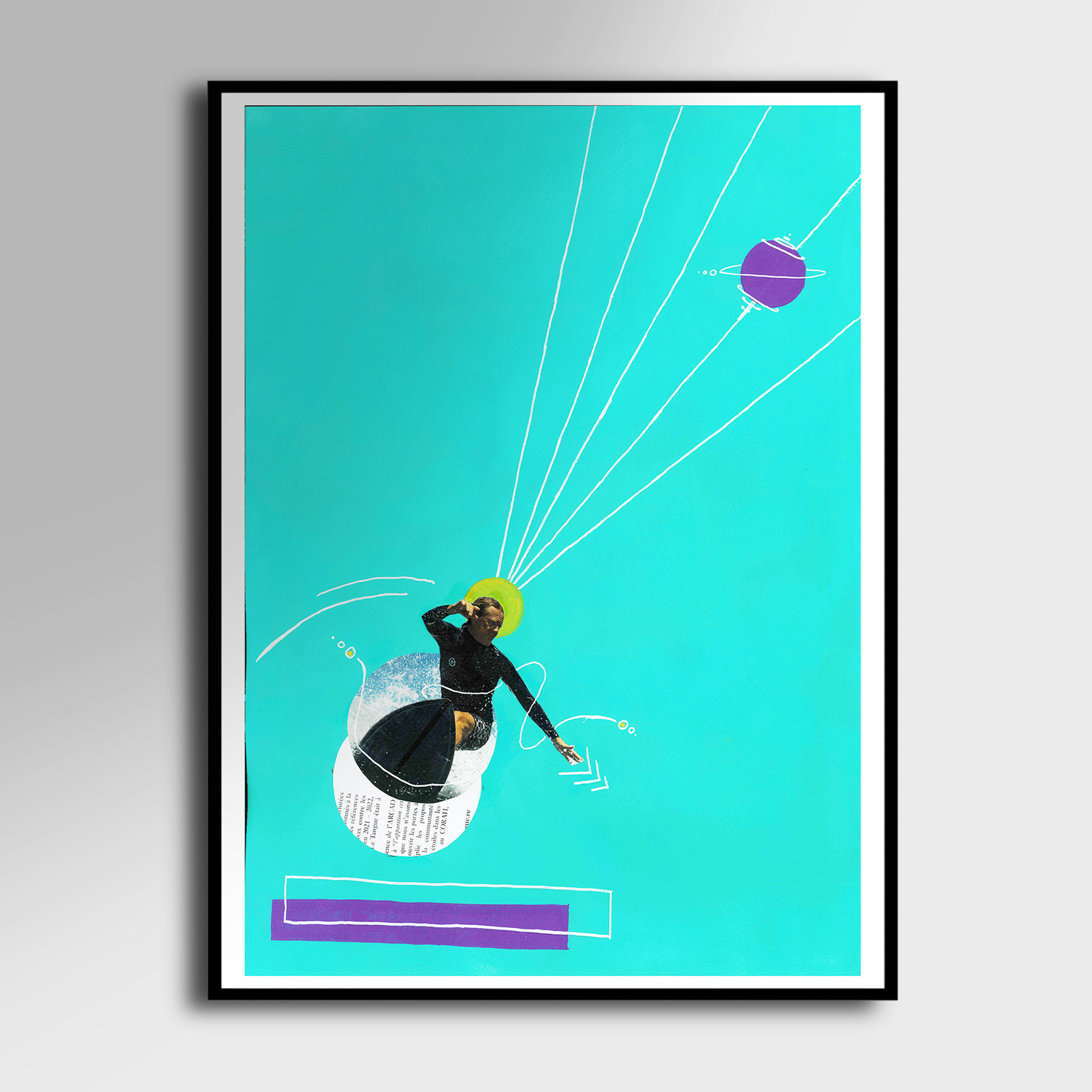 Coral pop 2 - peinture 30cm x40cm (60euro)