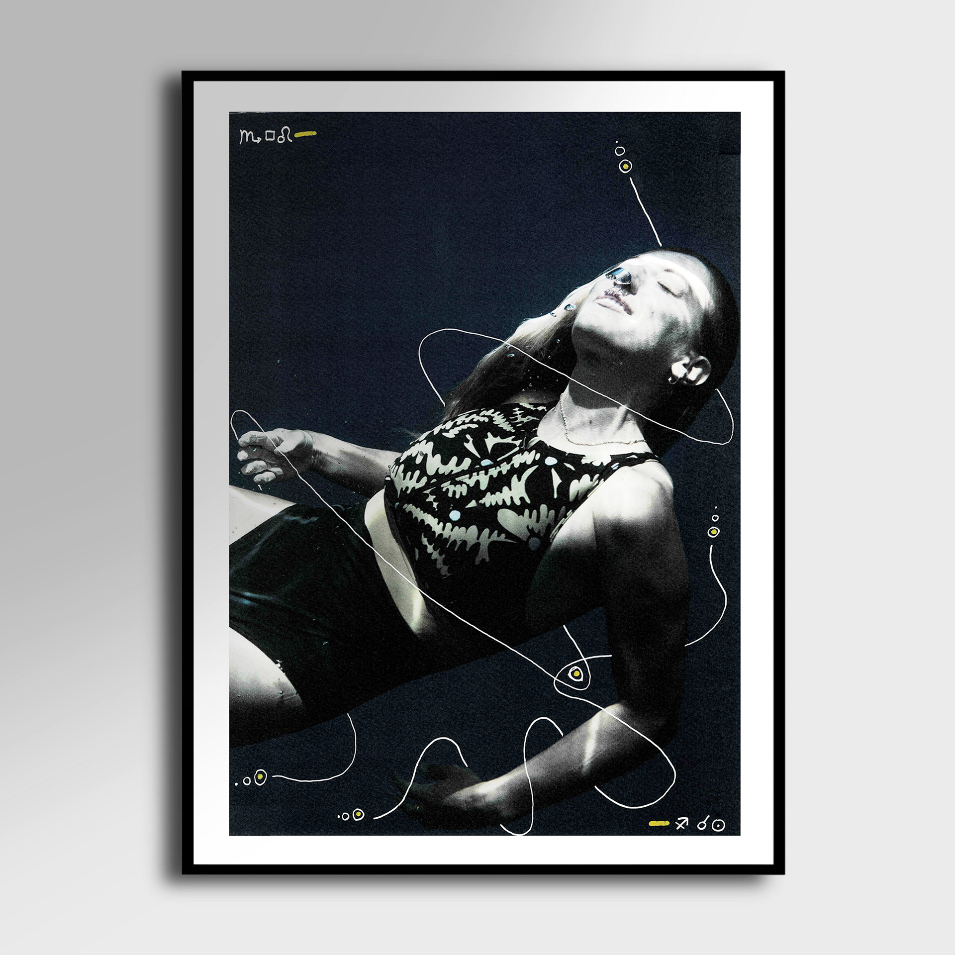 Abysses 2 - peinture 30cm x 40cm (60euro)