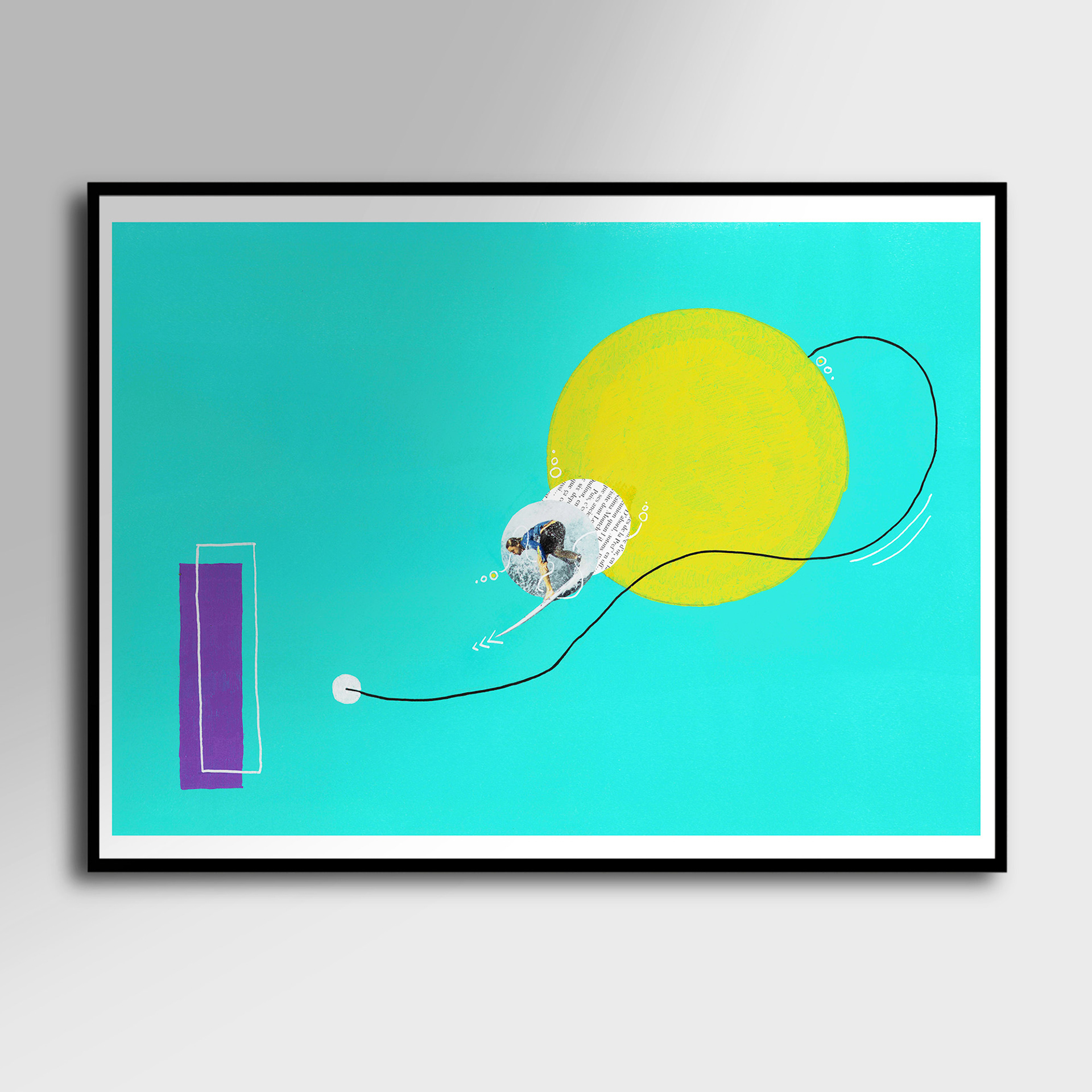 Coral pop 8 - peinture 40cm x30cm (60euro)