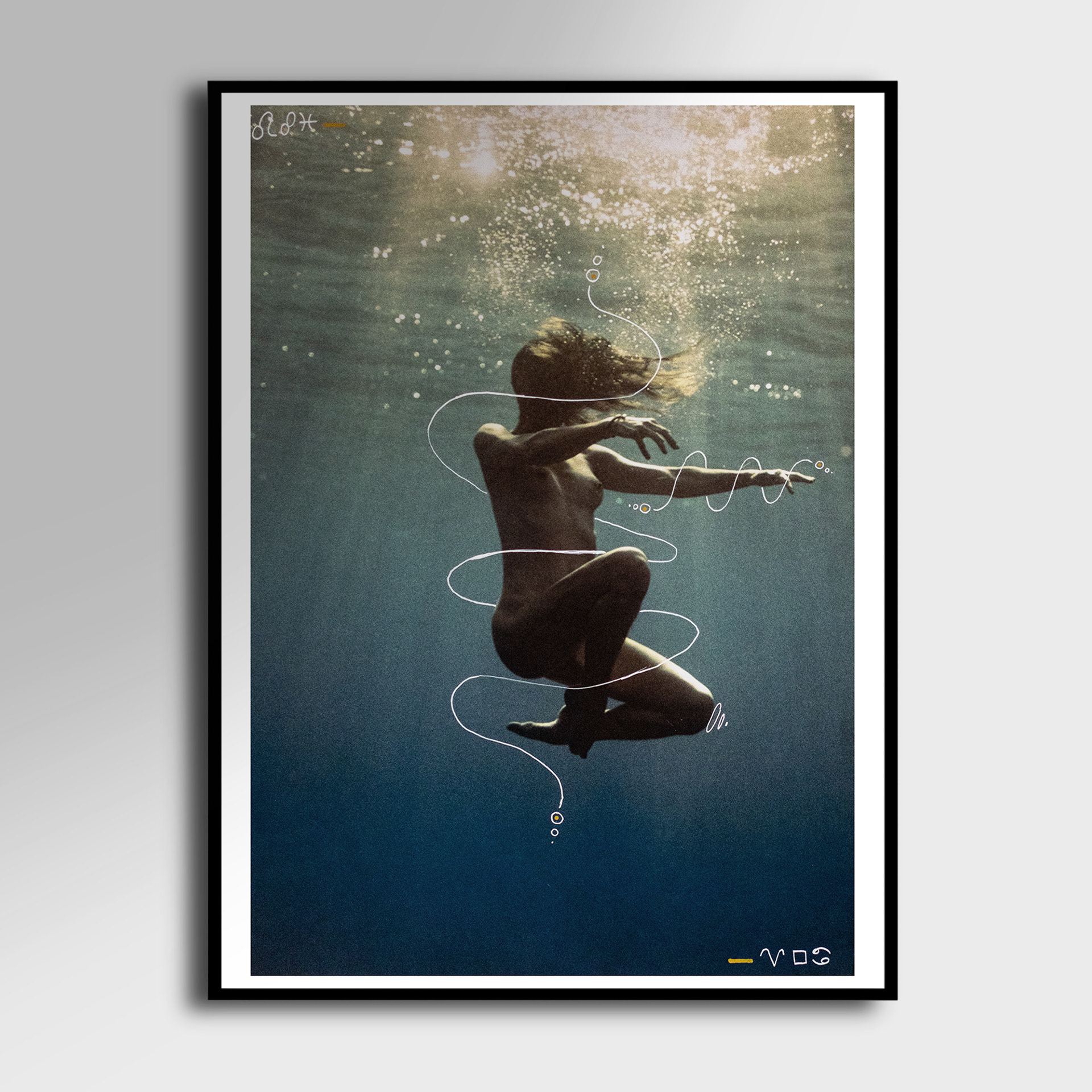 Abysses 12 - peinture 30cm x 40 cm (125euro)