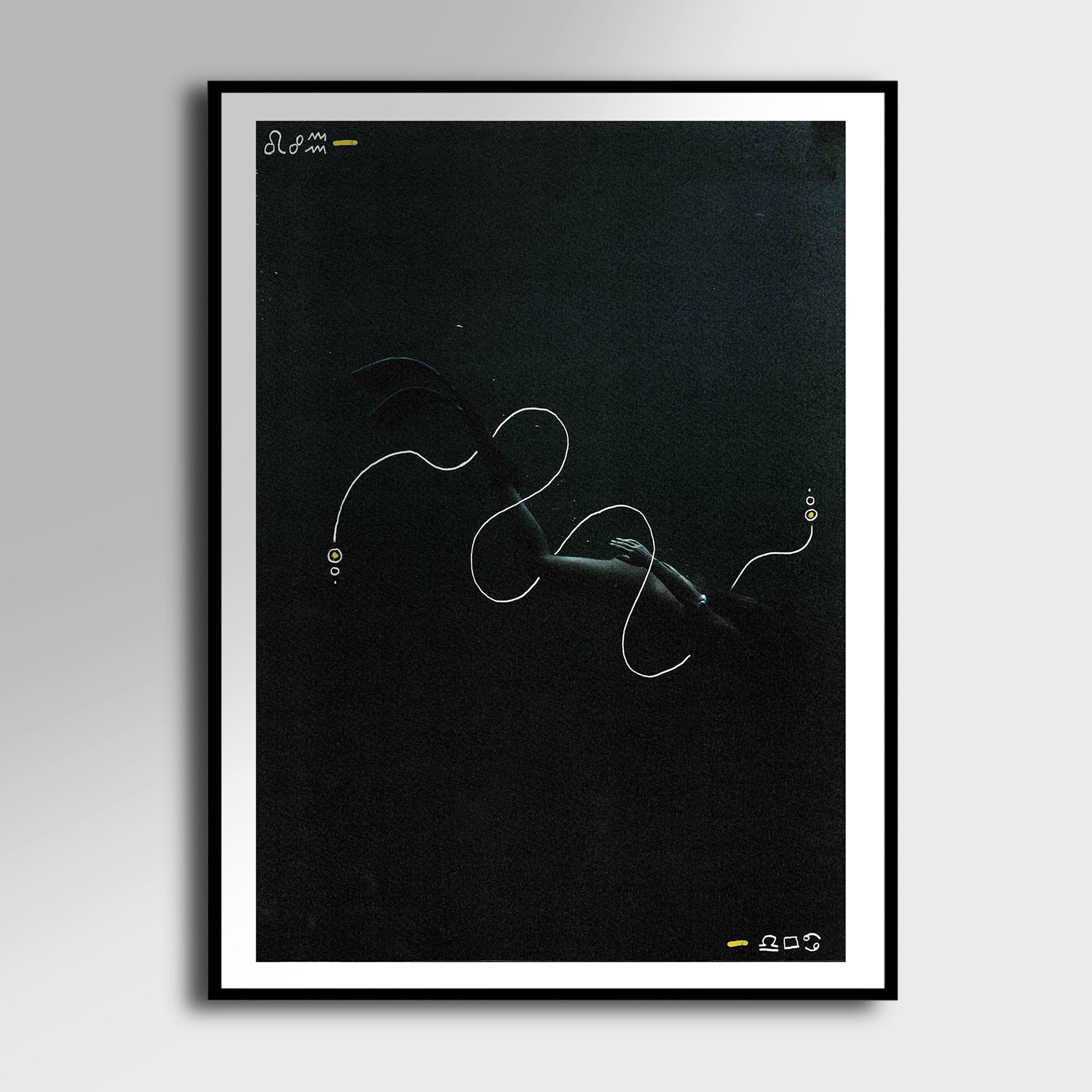 Abysses 8 - peinture 30cm x 40cm (60euro)