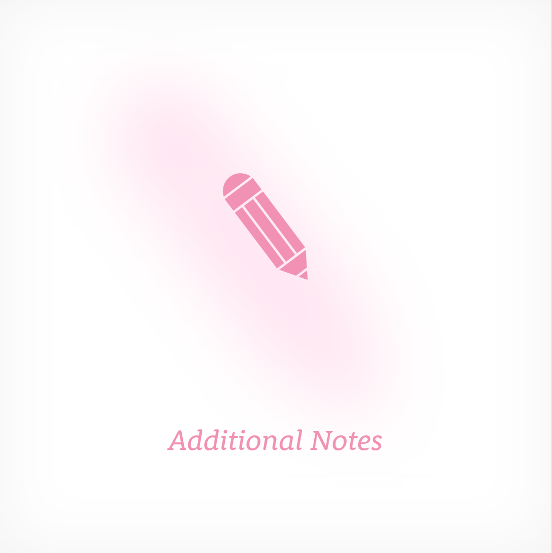 Additional Notes
