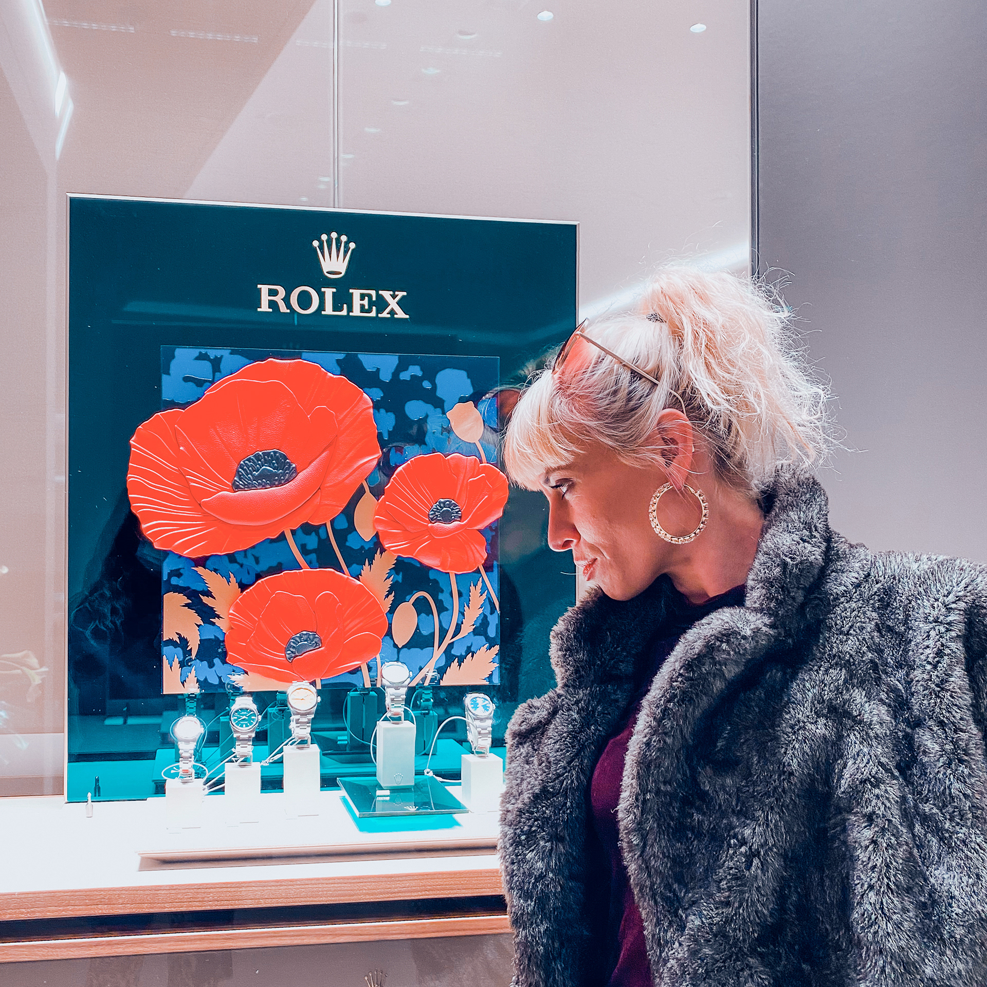 Regard envieux sur des montres Rolex