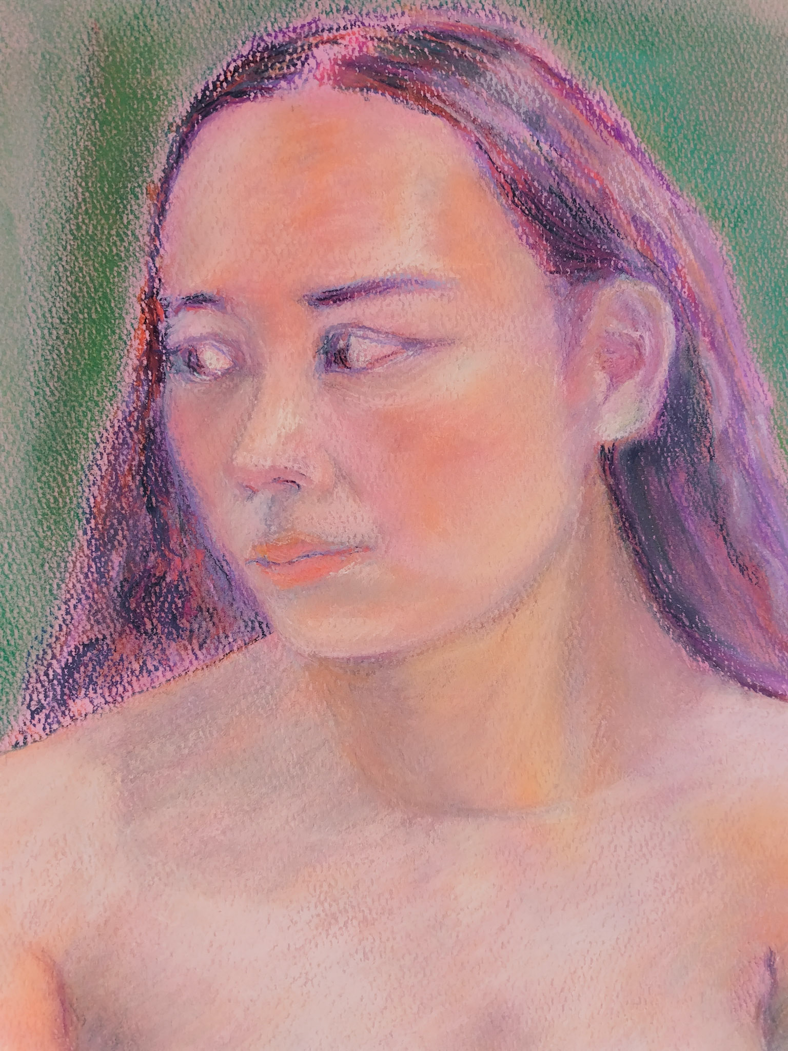 detail of Figurative Drawing (female nude) 2023