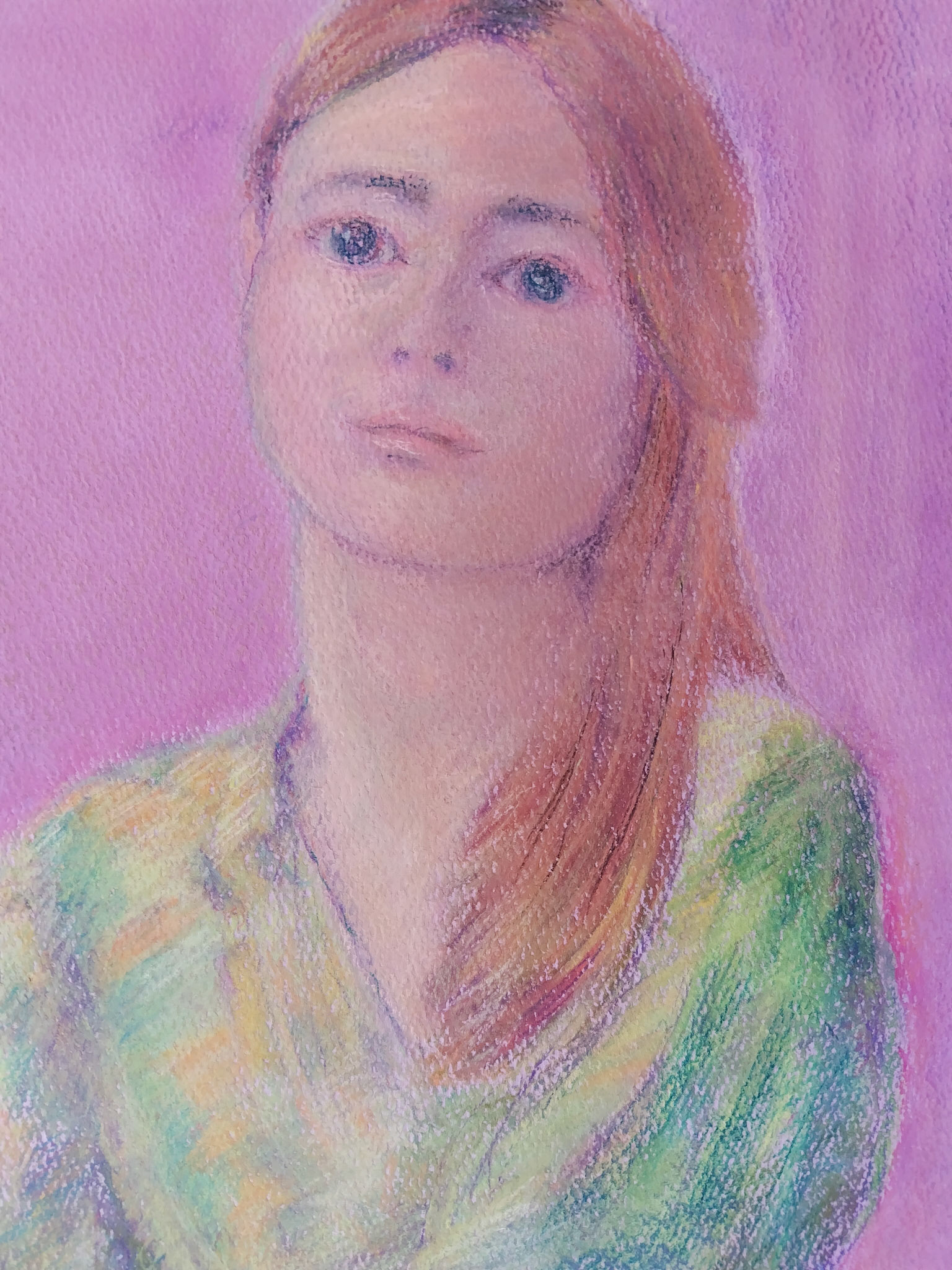 detail of Woman in green dress 2023