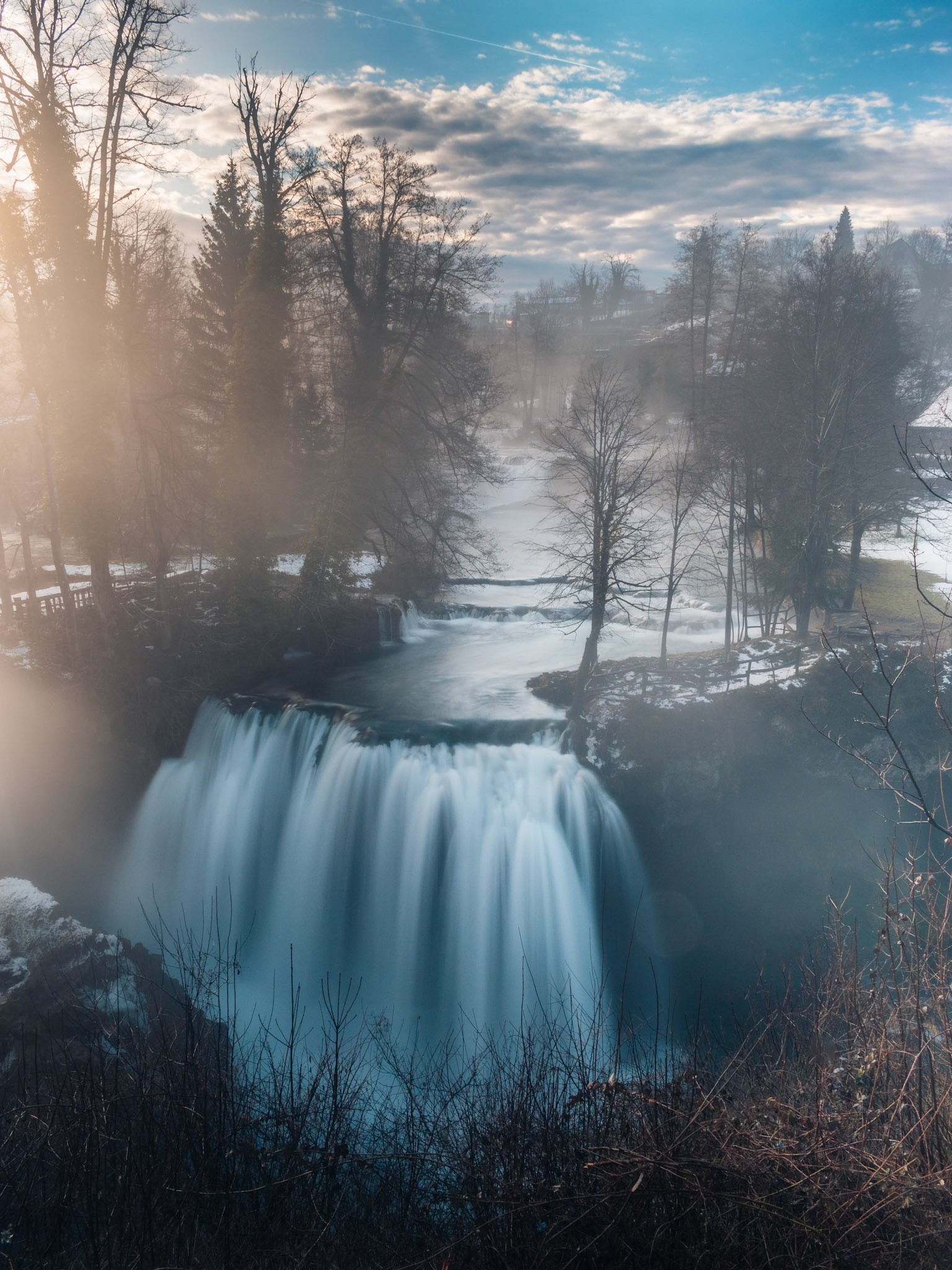 Rastoke, winter