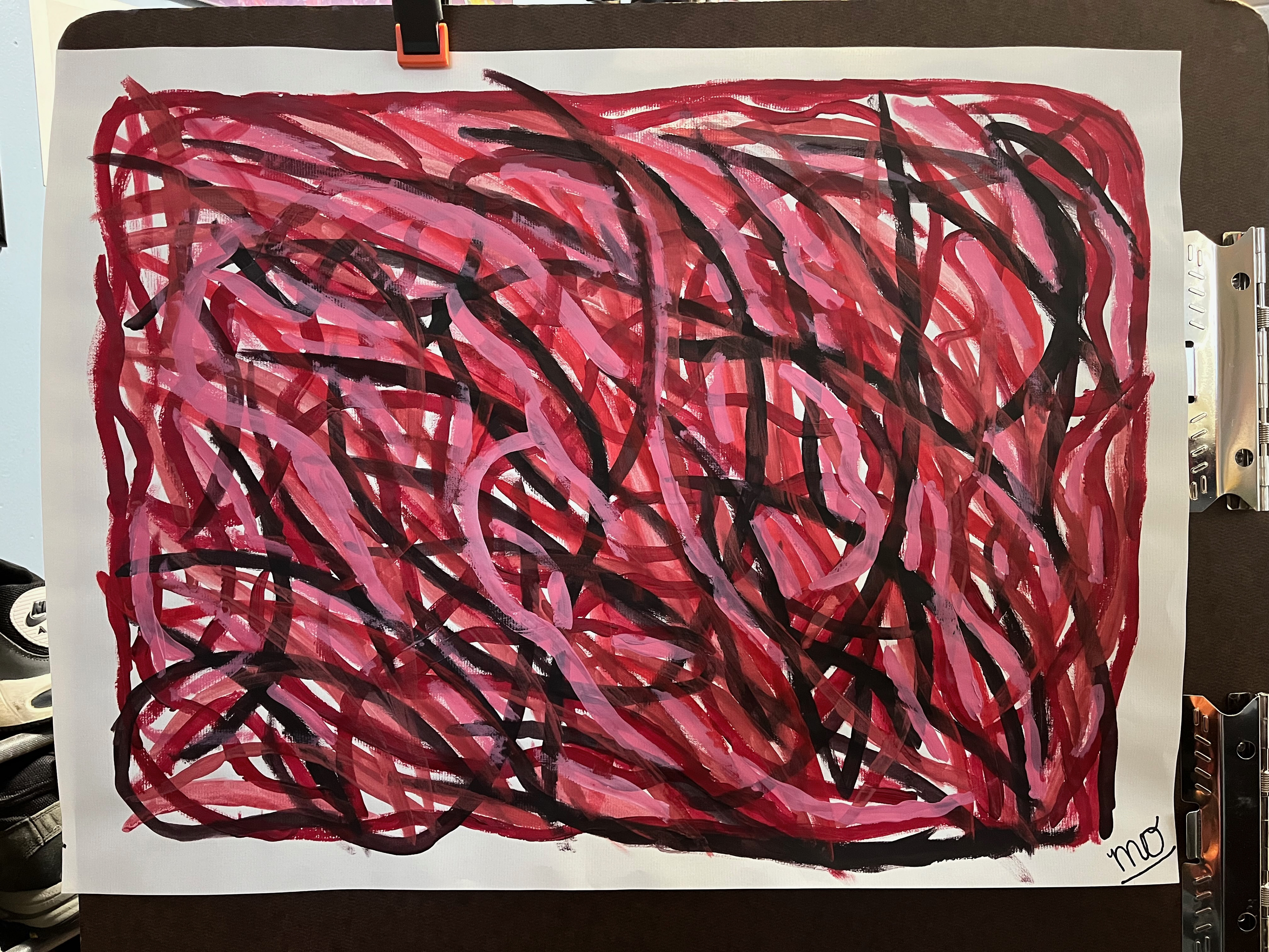 Monochromatic Red Squiggles 