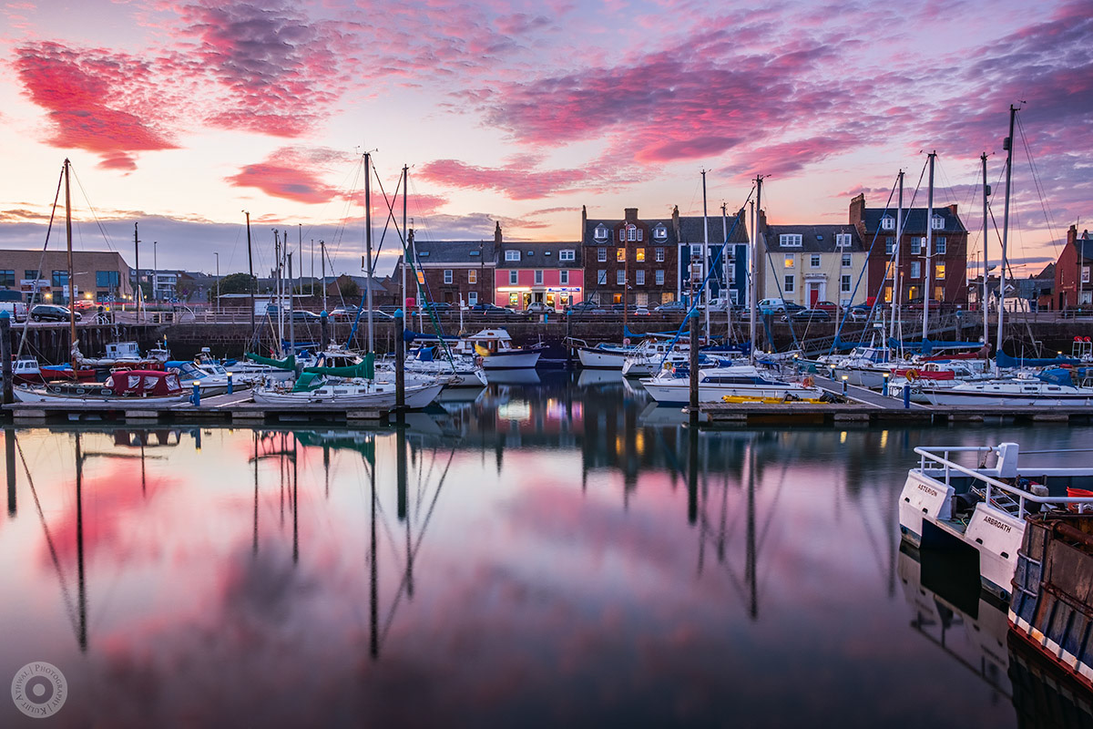 Arbroath Harbour Sunset