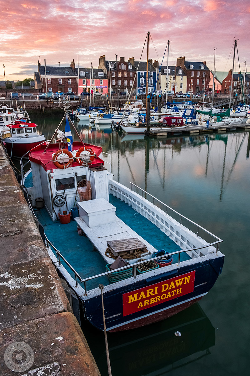 Arbroath Harbour Sunset