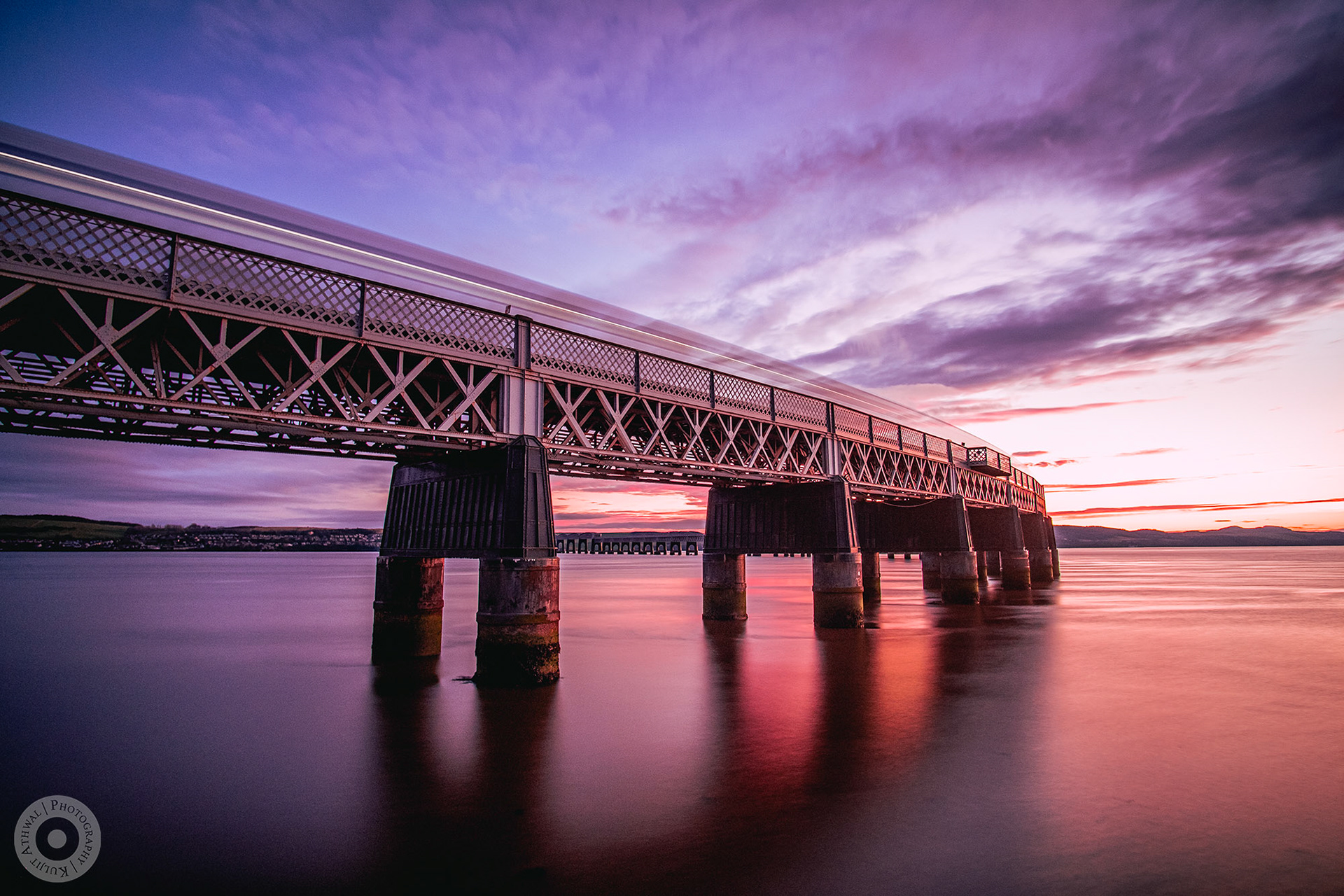 Tay Rail Bridge Sunset