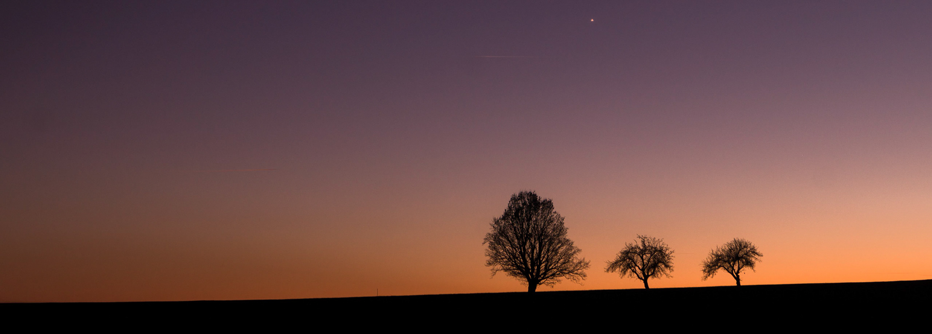 Sonnenuntergang in Ruppersdorf