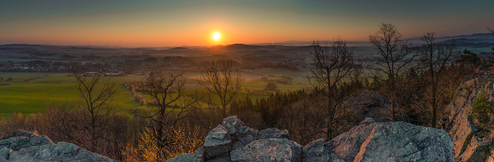 Oderwitz bei Sonnenaufgang