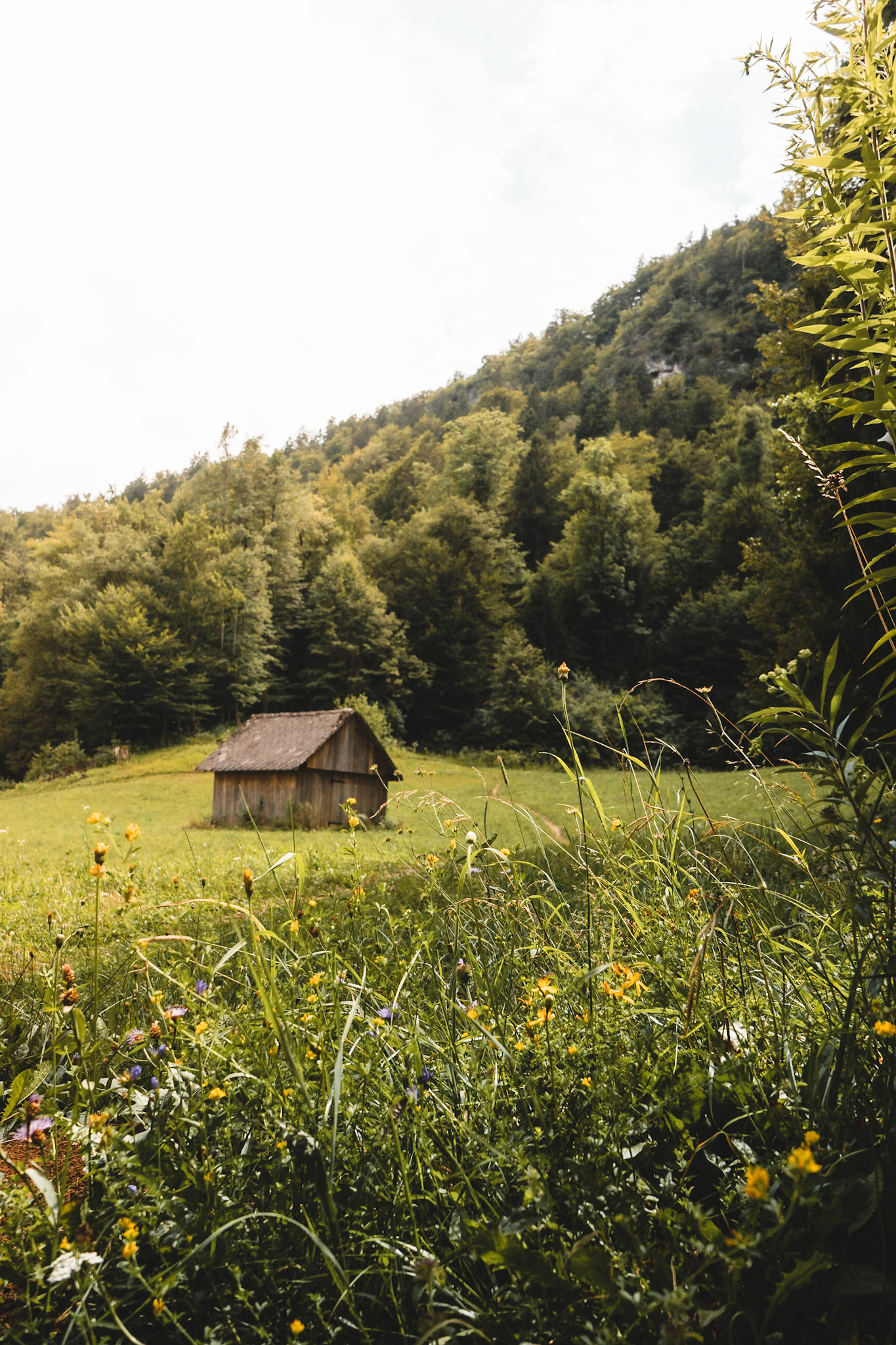 Hütte in den julischen Alpen