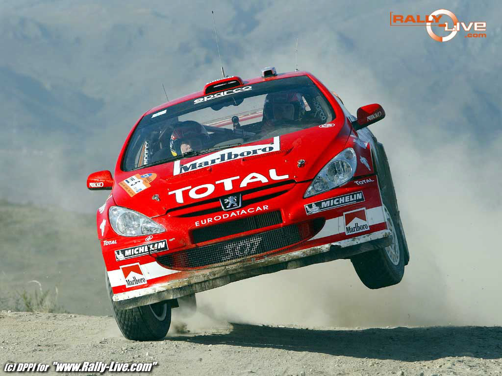 AUTO - WRC 2004 - ARGENTINA RALLY - CORDOBA 18/07/2004 - PHOTO : FRANCOIS FLAMAND / DPPIN 5 - MARCUS GRONHOLM - TIMO RAUTIAINEN / PEUGEOT 307 WRC - ACTION